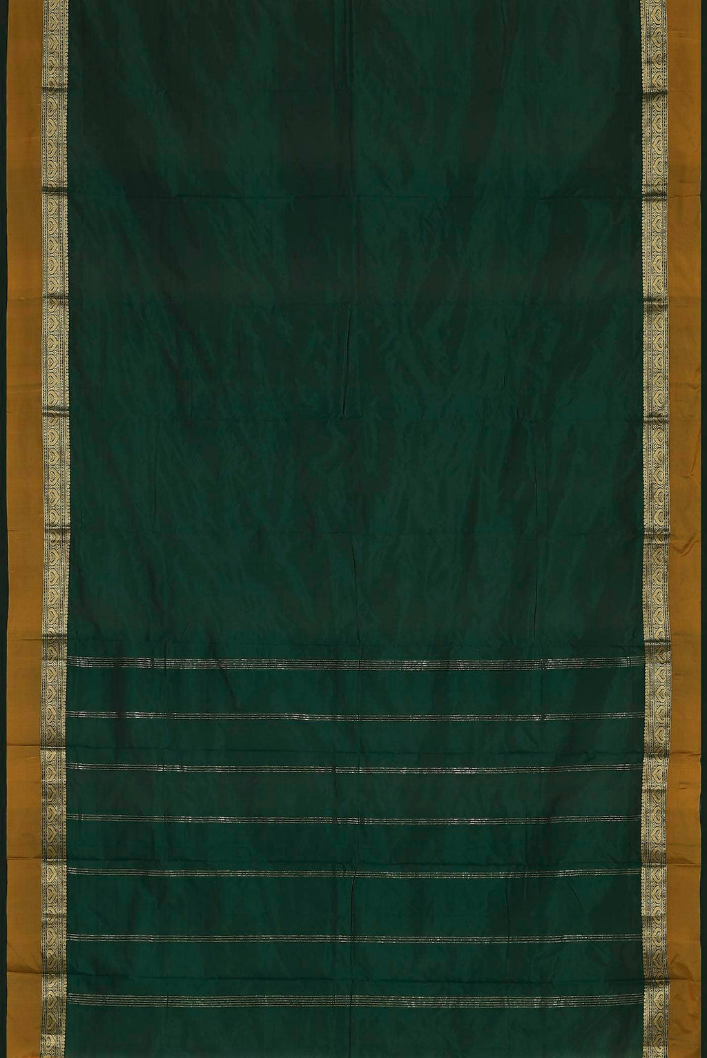 Green Blended Bangalore Silk Saree