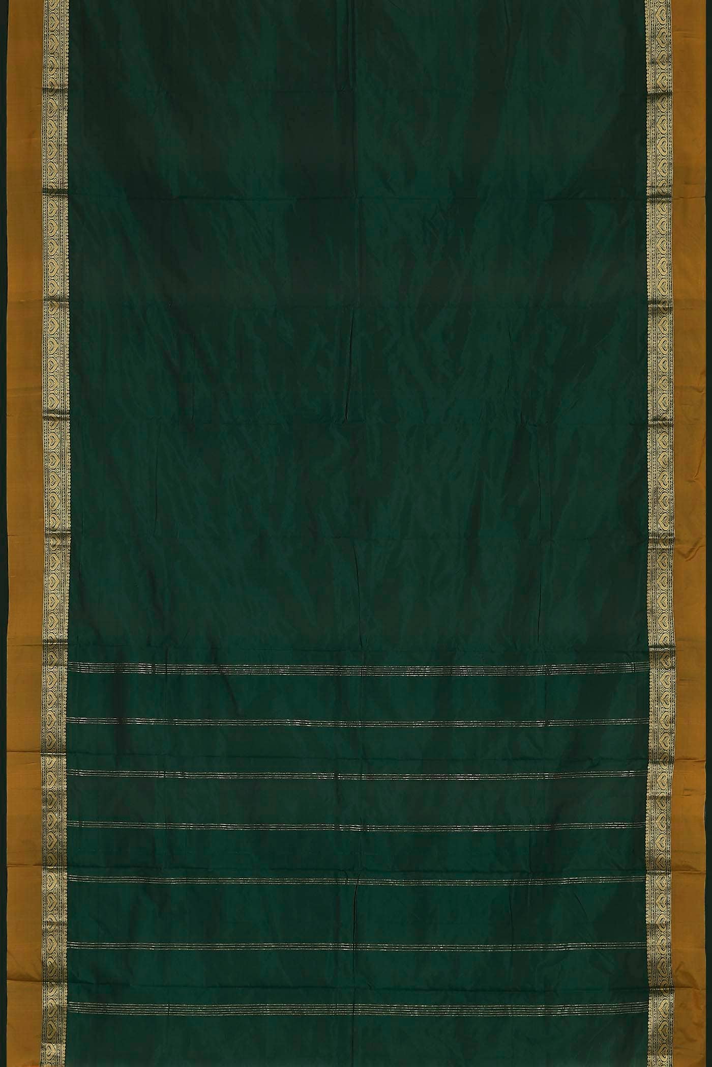 Green Blended Bangalore Silk Saree