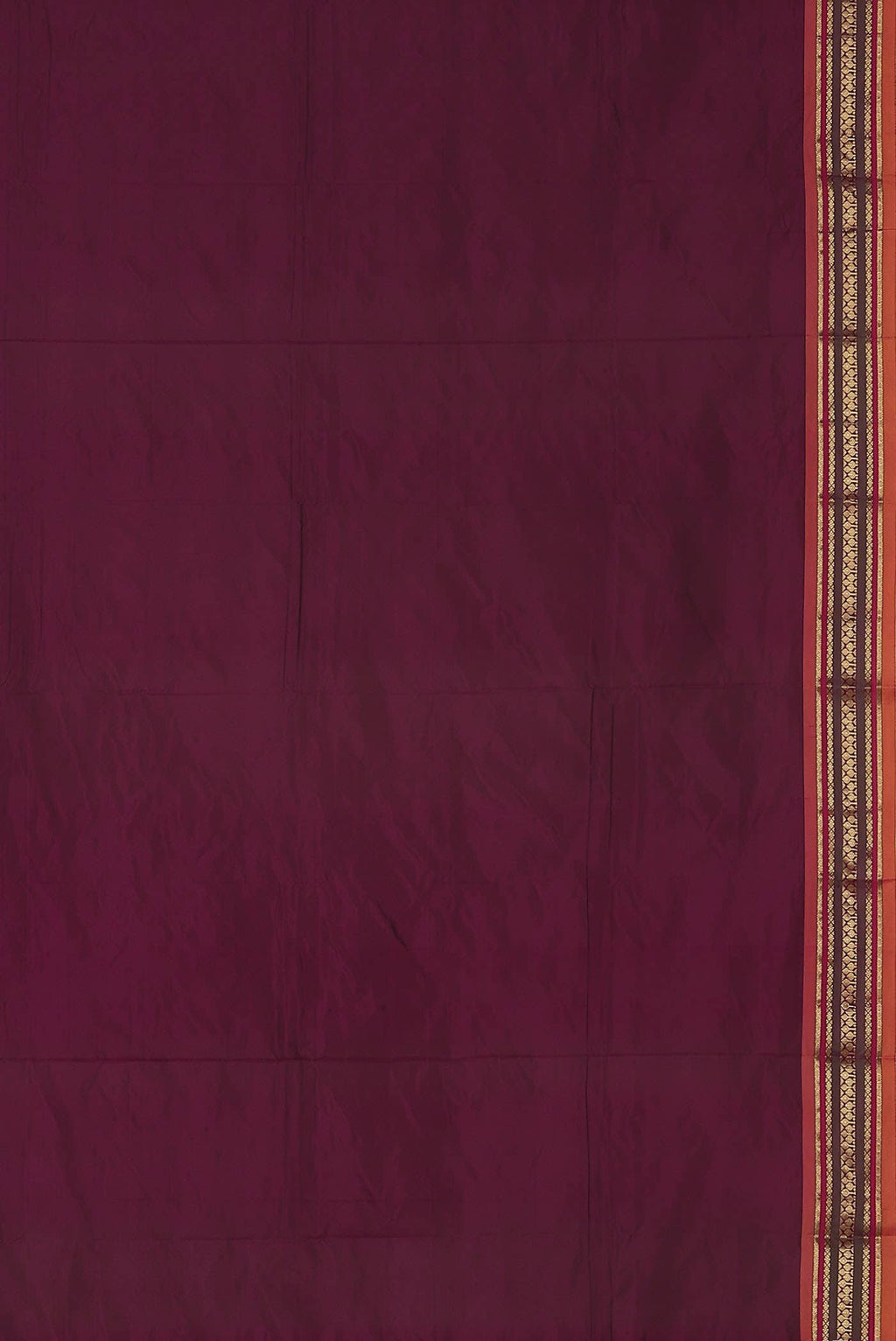 Magenta Blended Bangalore Silk Saree