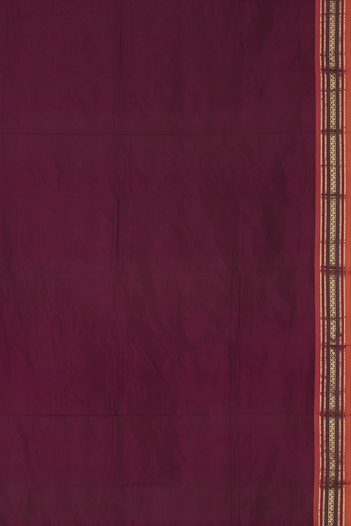 Magenta Blended Bangalore Silk Saree