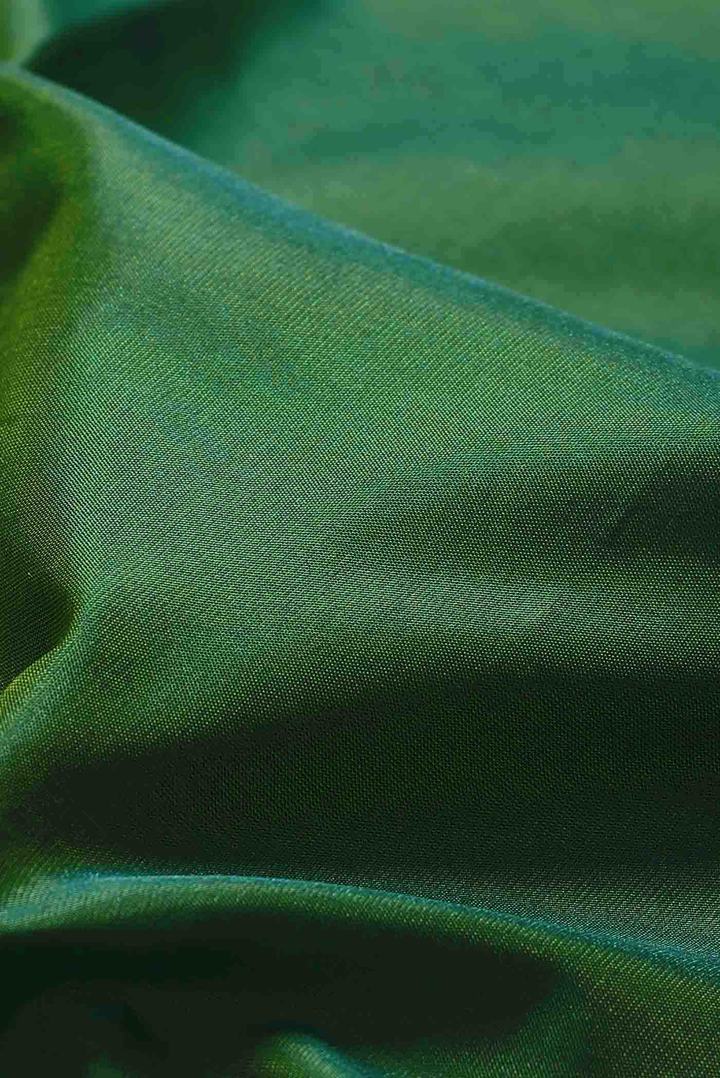 Green Blended Bangalore Silk Saree