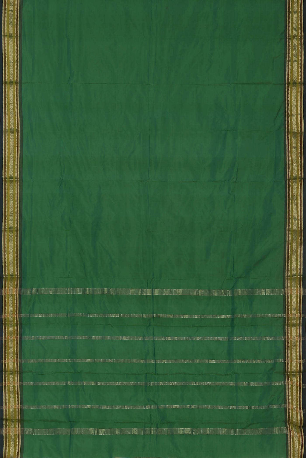 Green Blended Bangalore Silk Saree