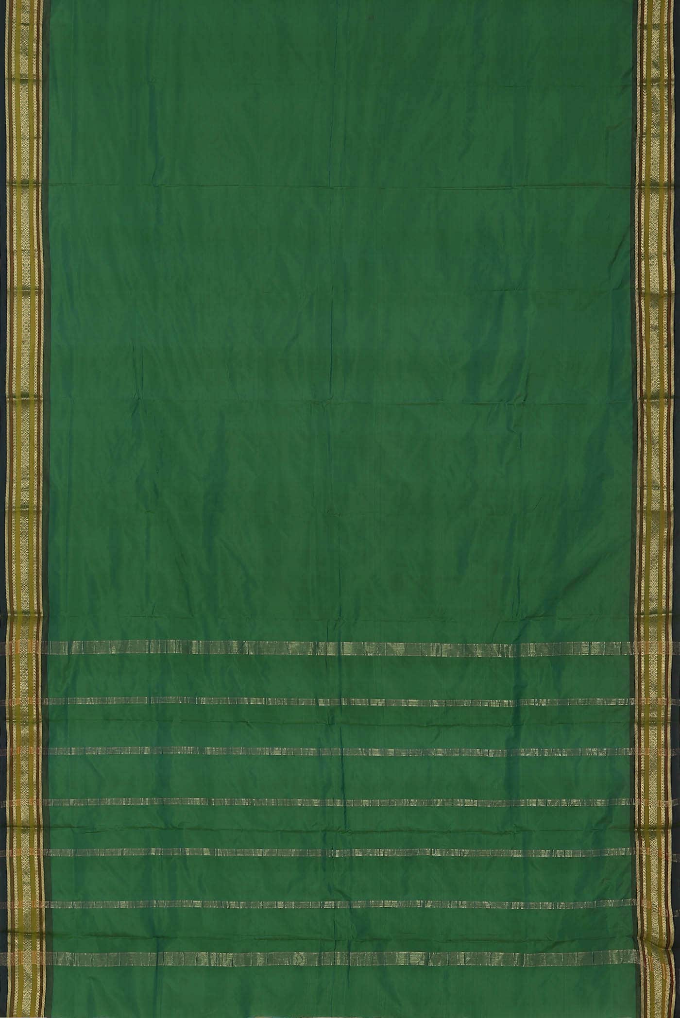 Green Blended Bangalore Silk Saree