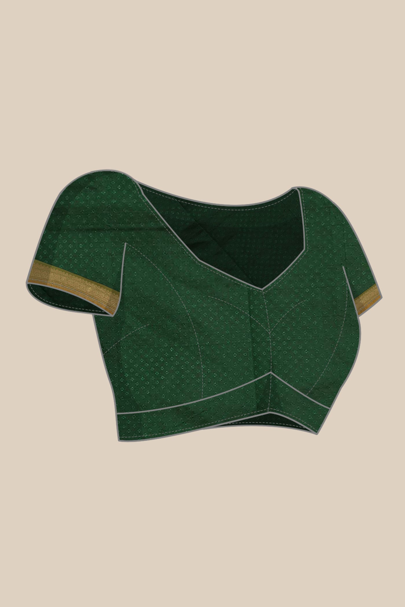 Green Blended Bangalore Silk Saree