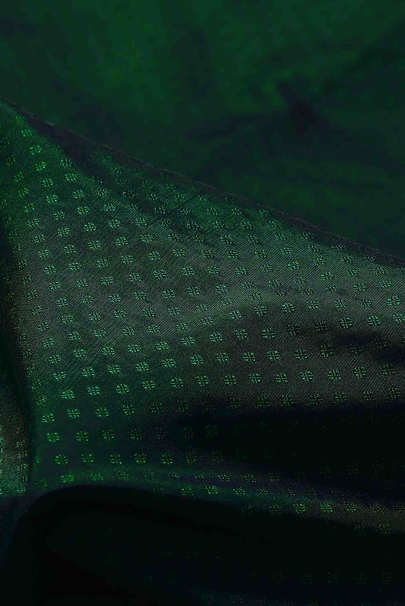Green Blended Bangalore Silk Saree