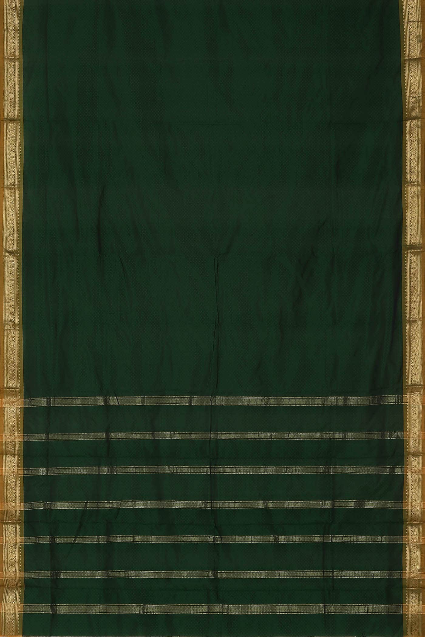 Green Blended Bangalore Silk Saree