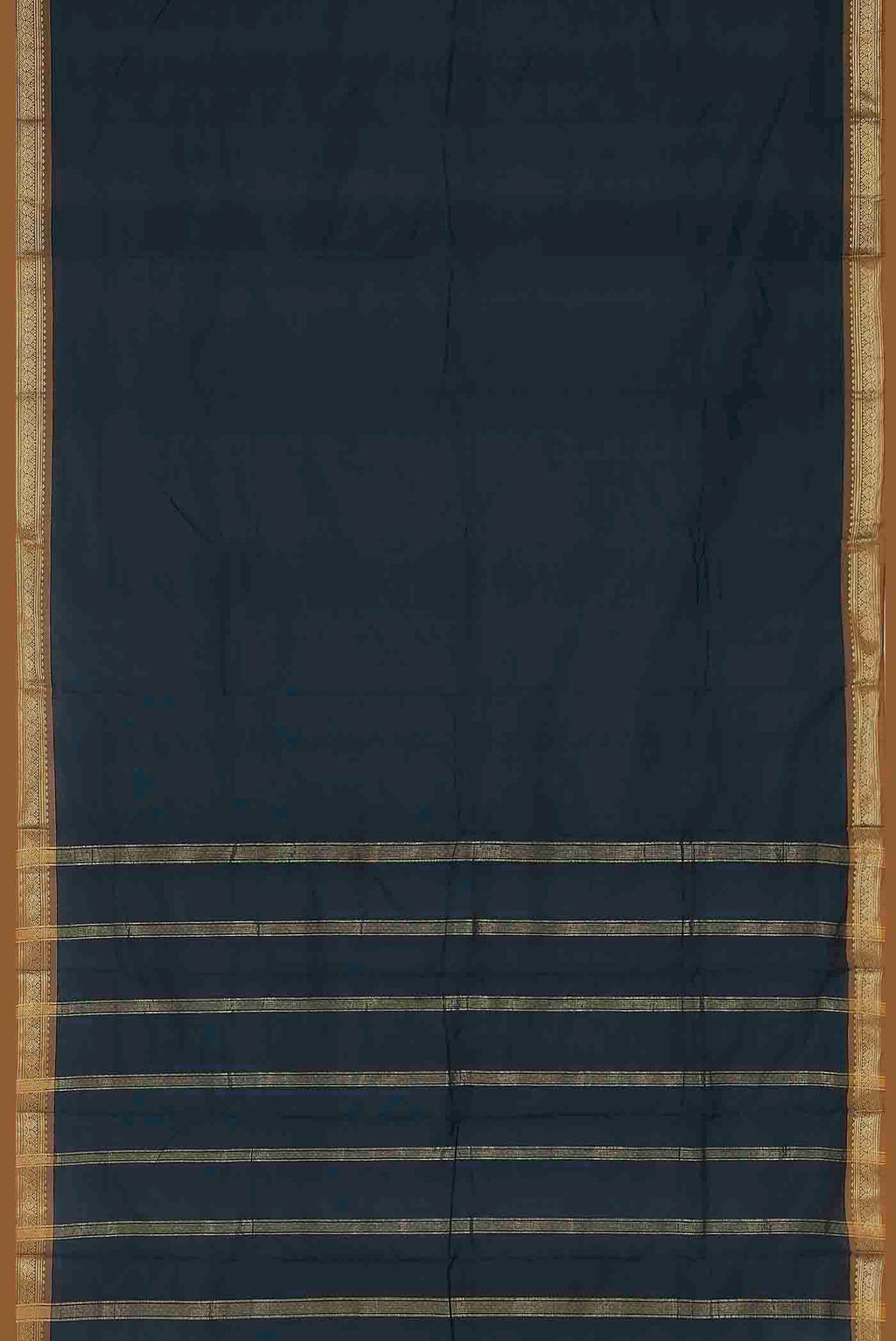 Blue Blended Bangalore Silk Saree