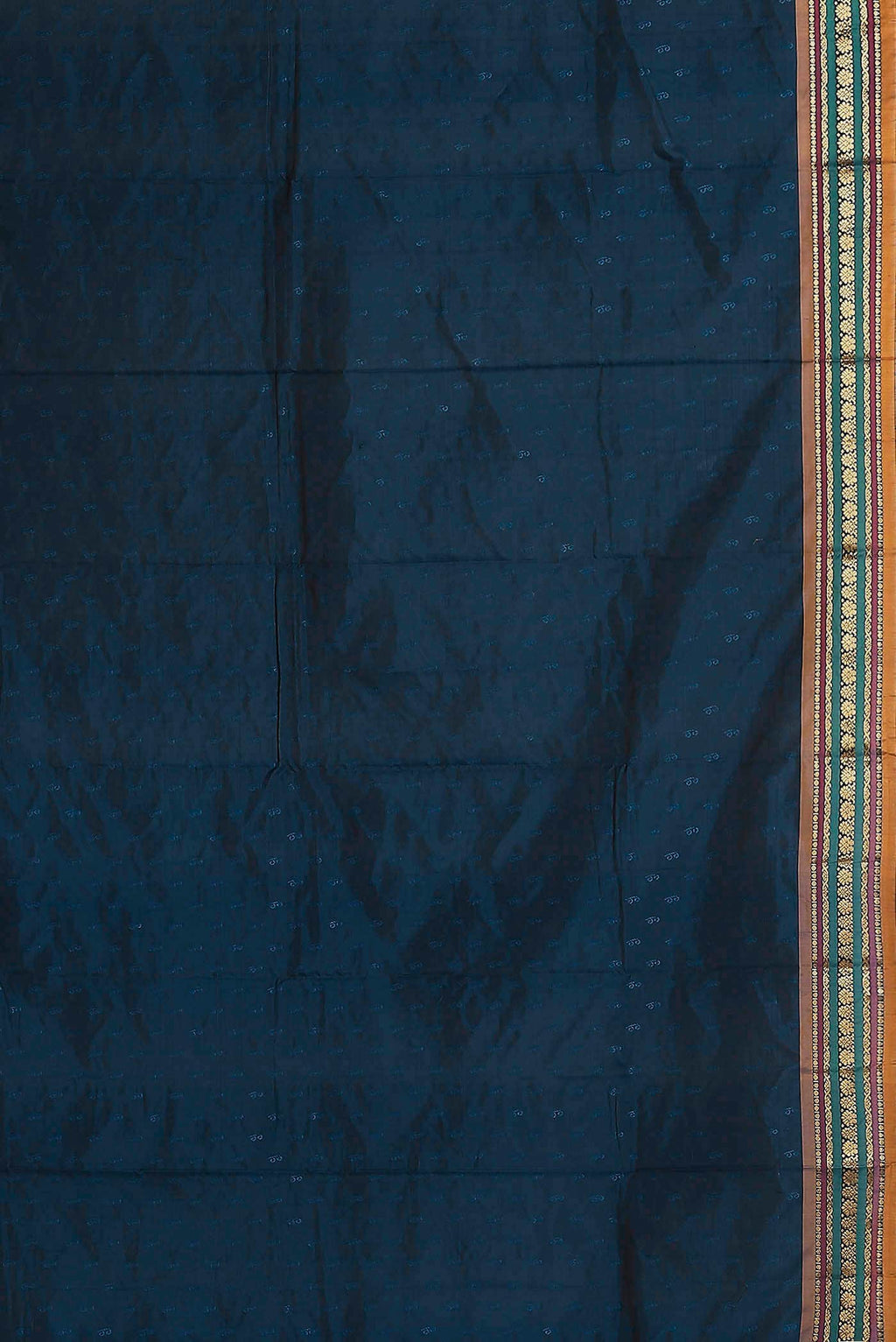 Blue Blended Bangalore Silk Saree