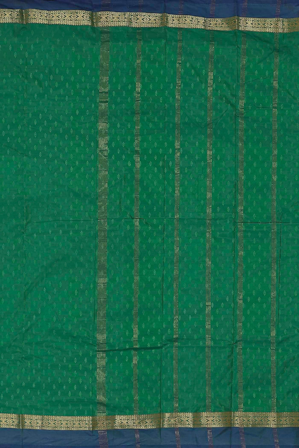 Green Blended Bangalore Silk Saree