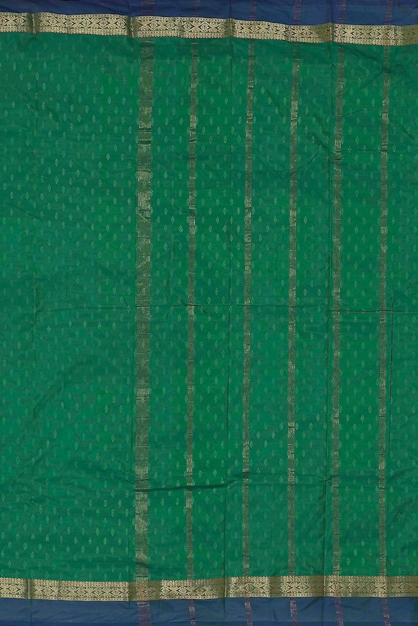 Green Blended Bangalore Silk Saree