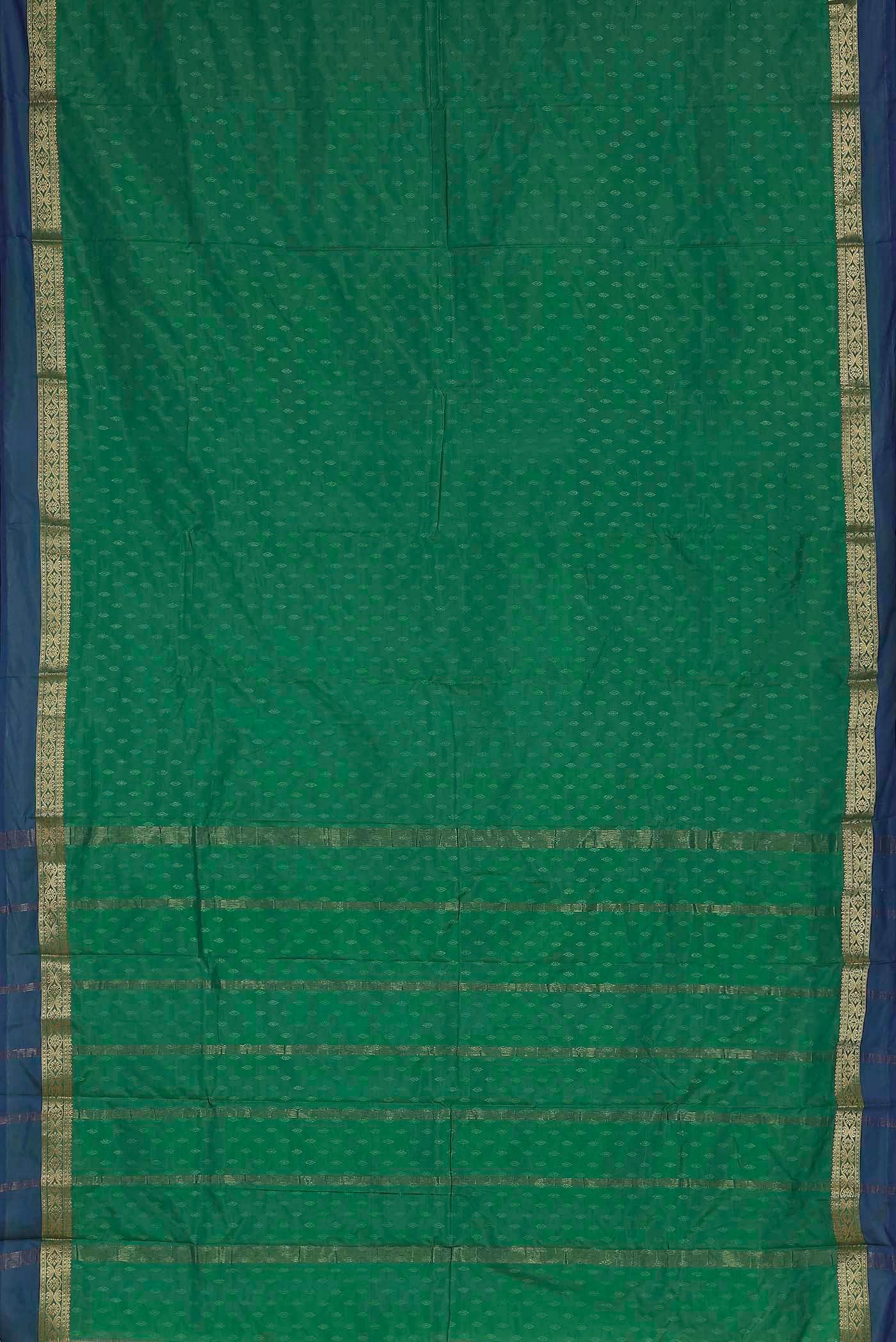 Green Blended Bangalore Silk Saree