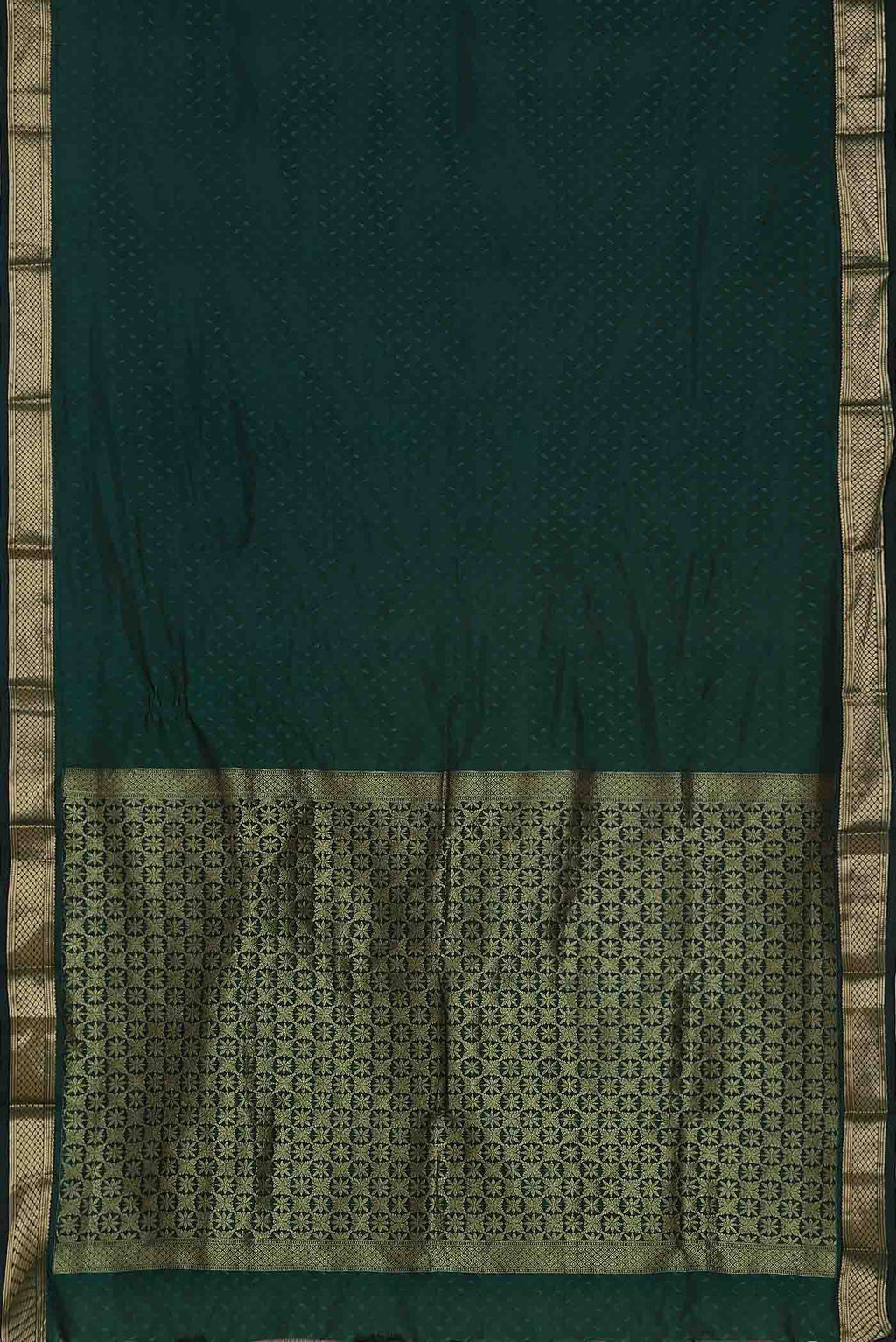 Green Blended Bangalore Silk Saree
