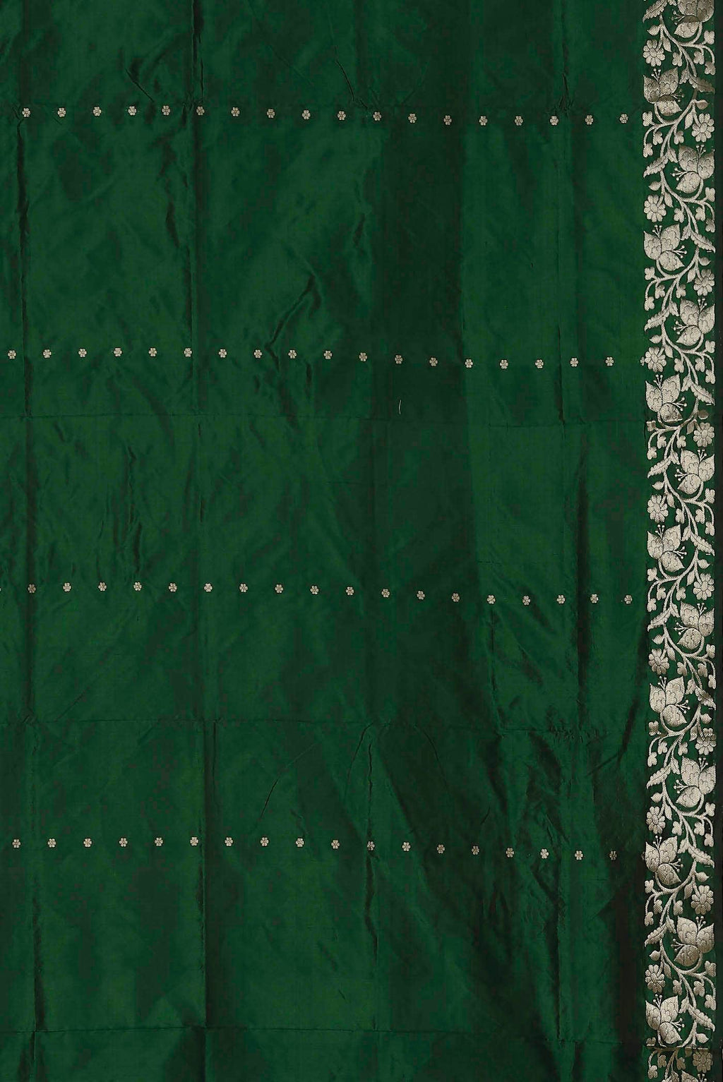 Green Banarasi Katan Silk Saree