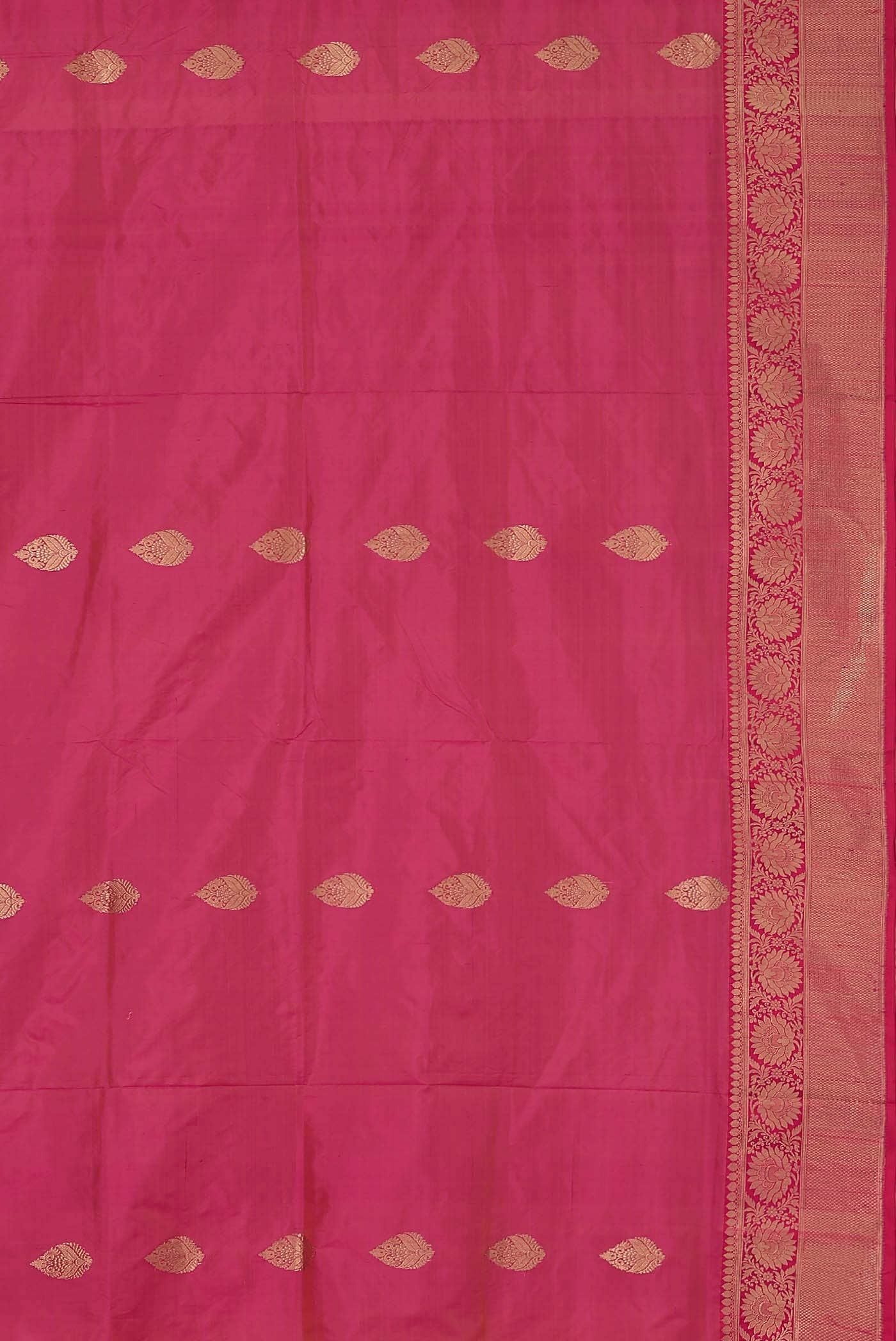 Pink Banarasi Katan Silk Saree