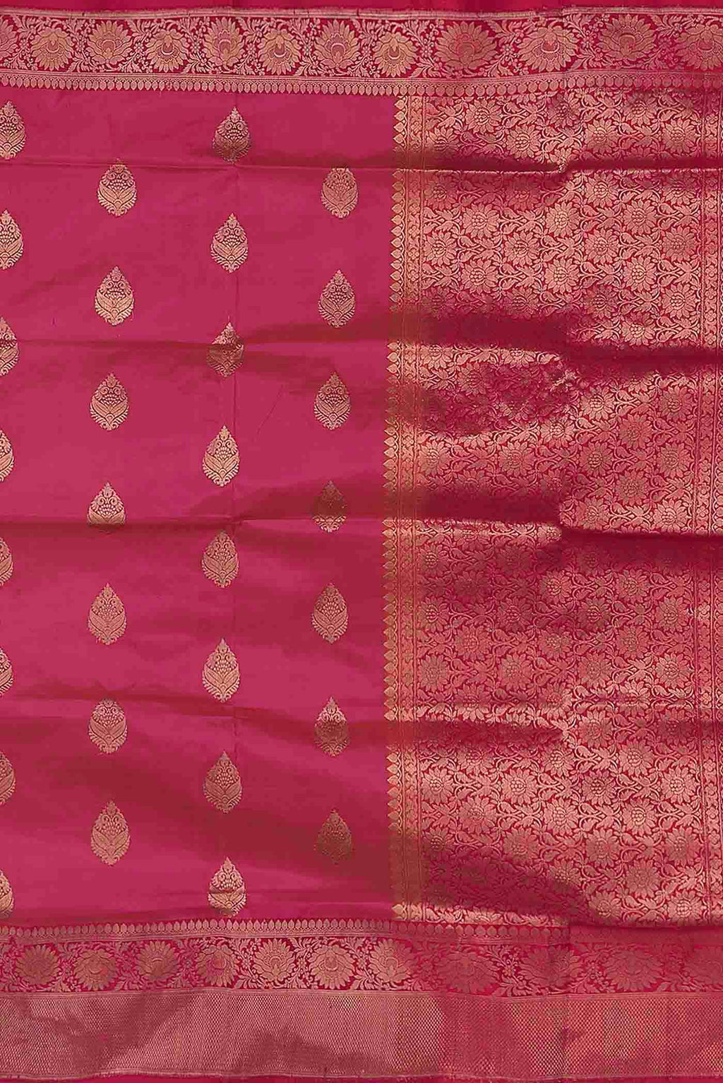Pink Banarasi Katan Silk Saree