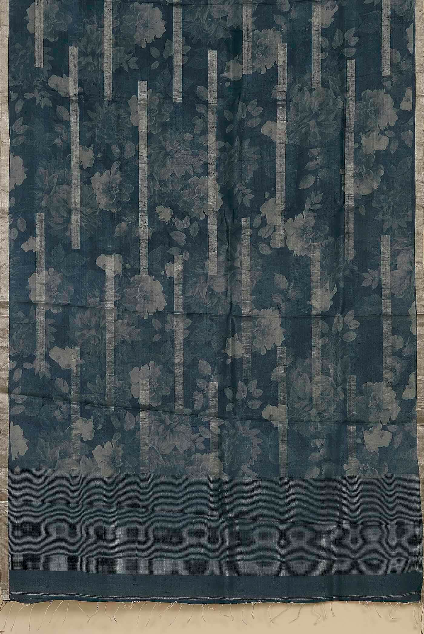 Blue Bangalore Silk Saree