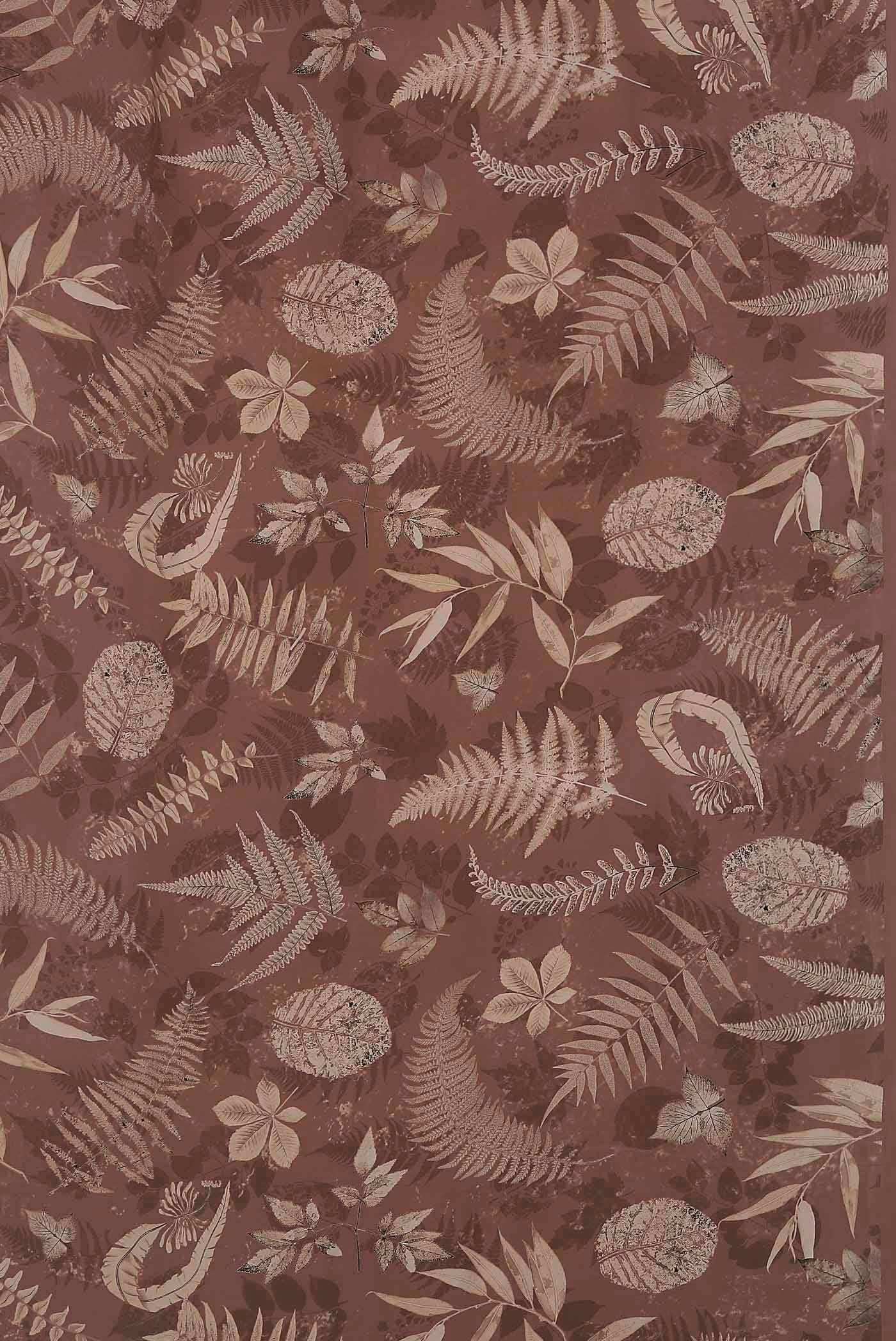 Mauve Crepe Saree