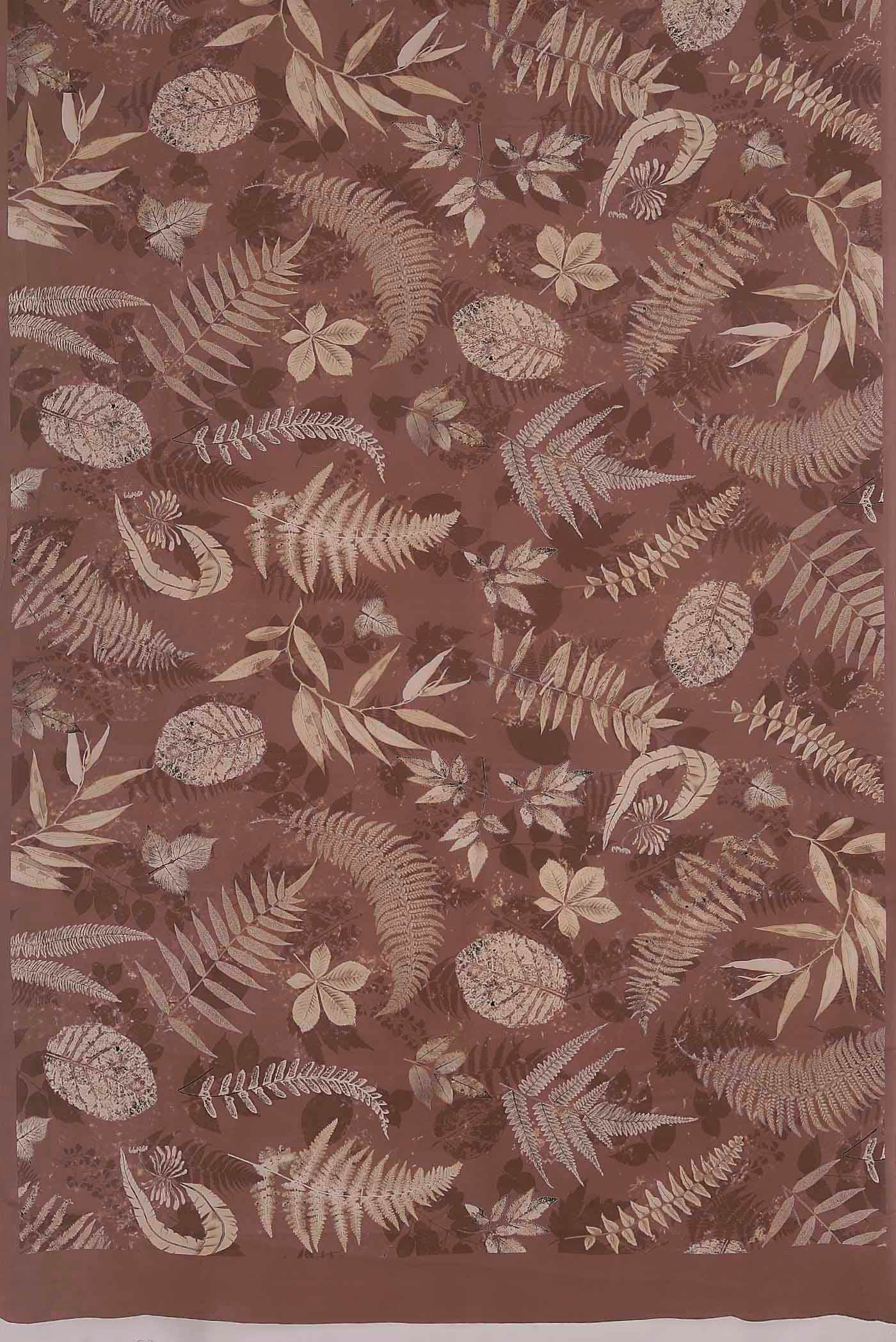 Mauve Crepe Saree