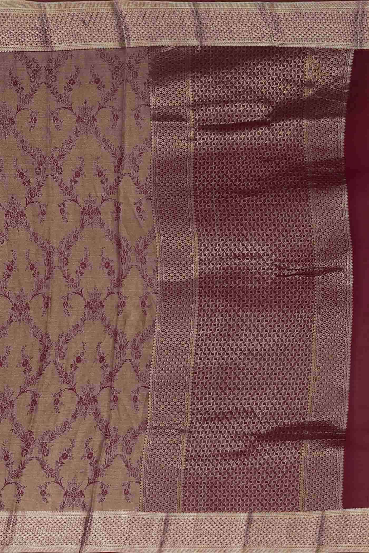 Multi Mysore Crepe Saree