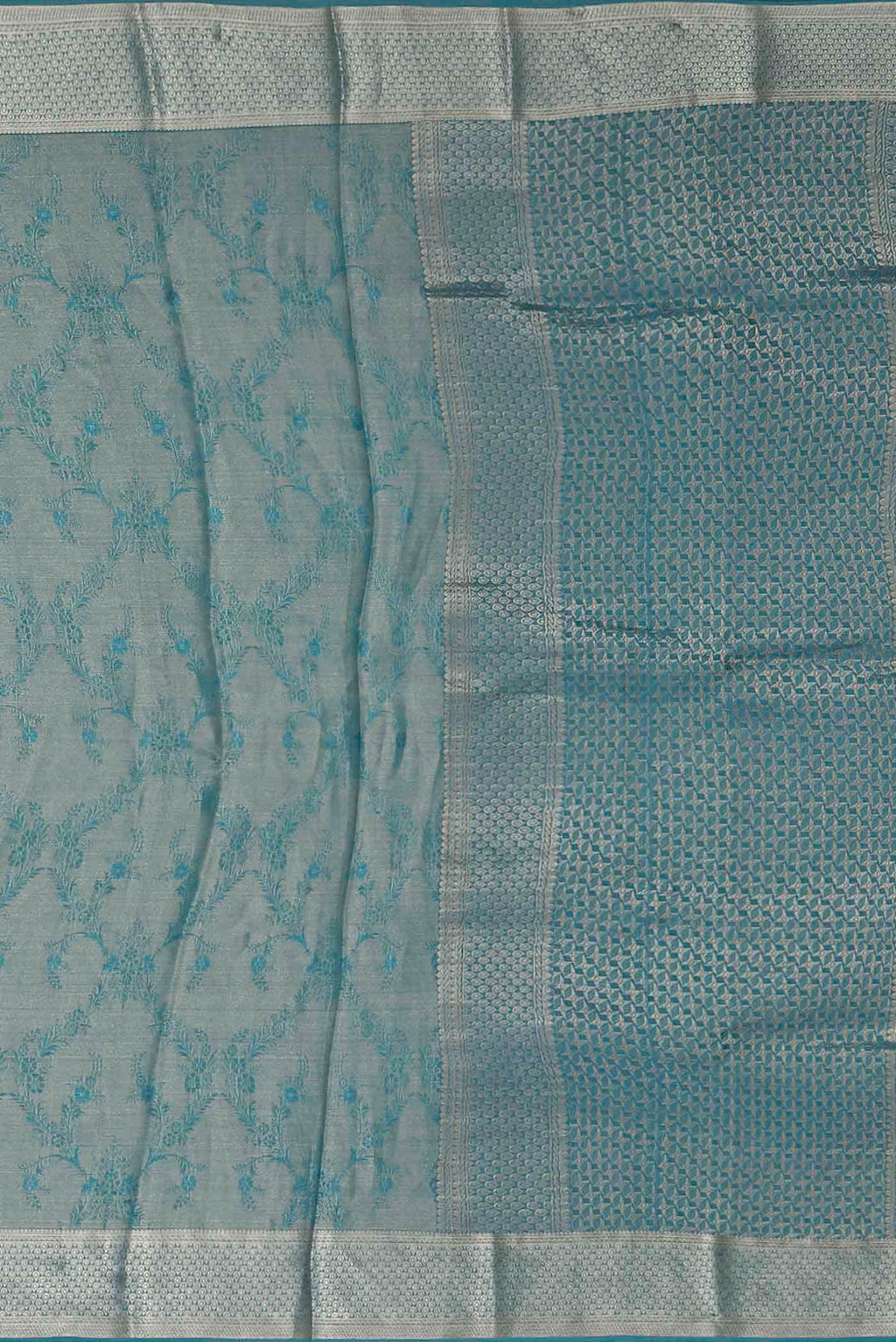 Multi Mysore Crepe Saree