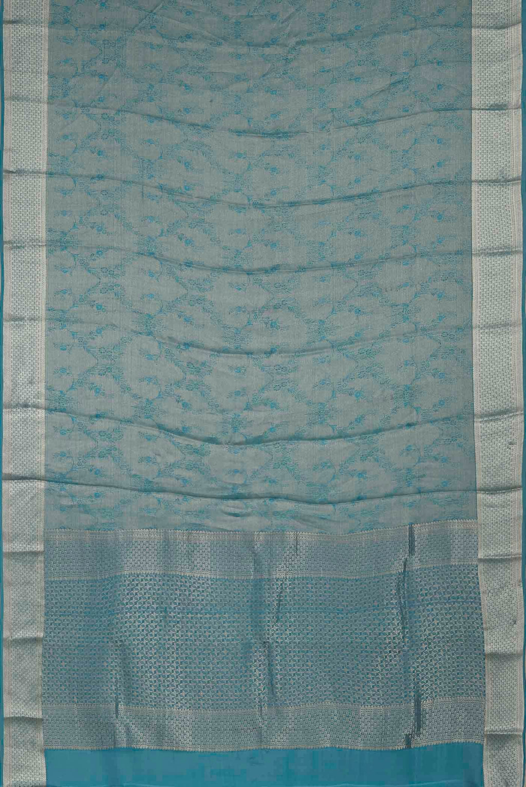 Multi Mysore Crepe Saree