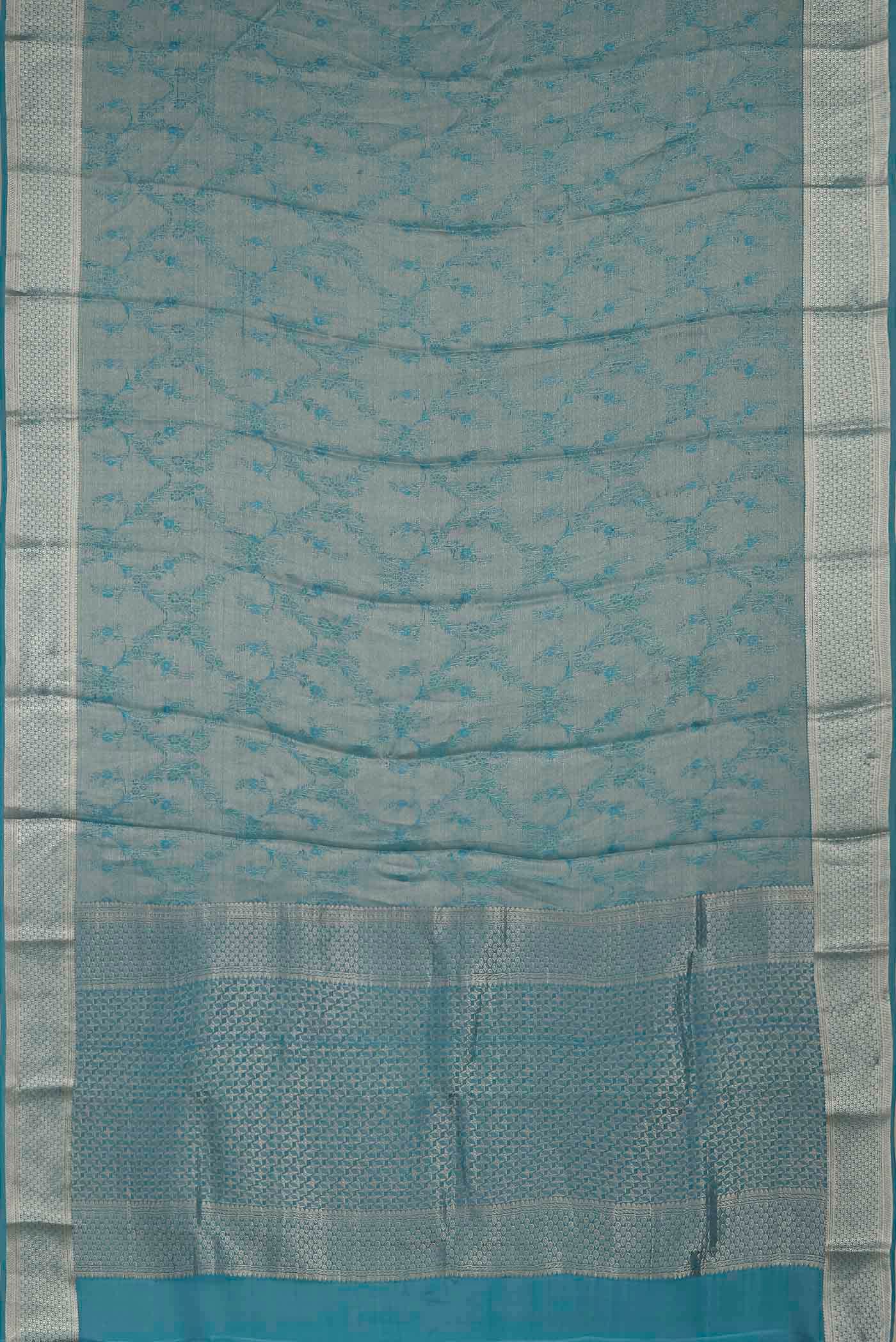 Multi Mysore Crepe Saree
