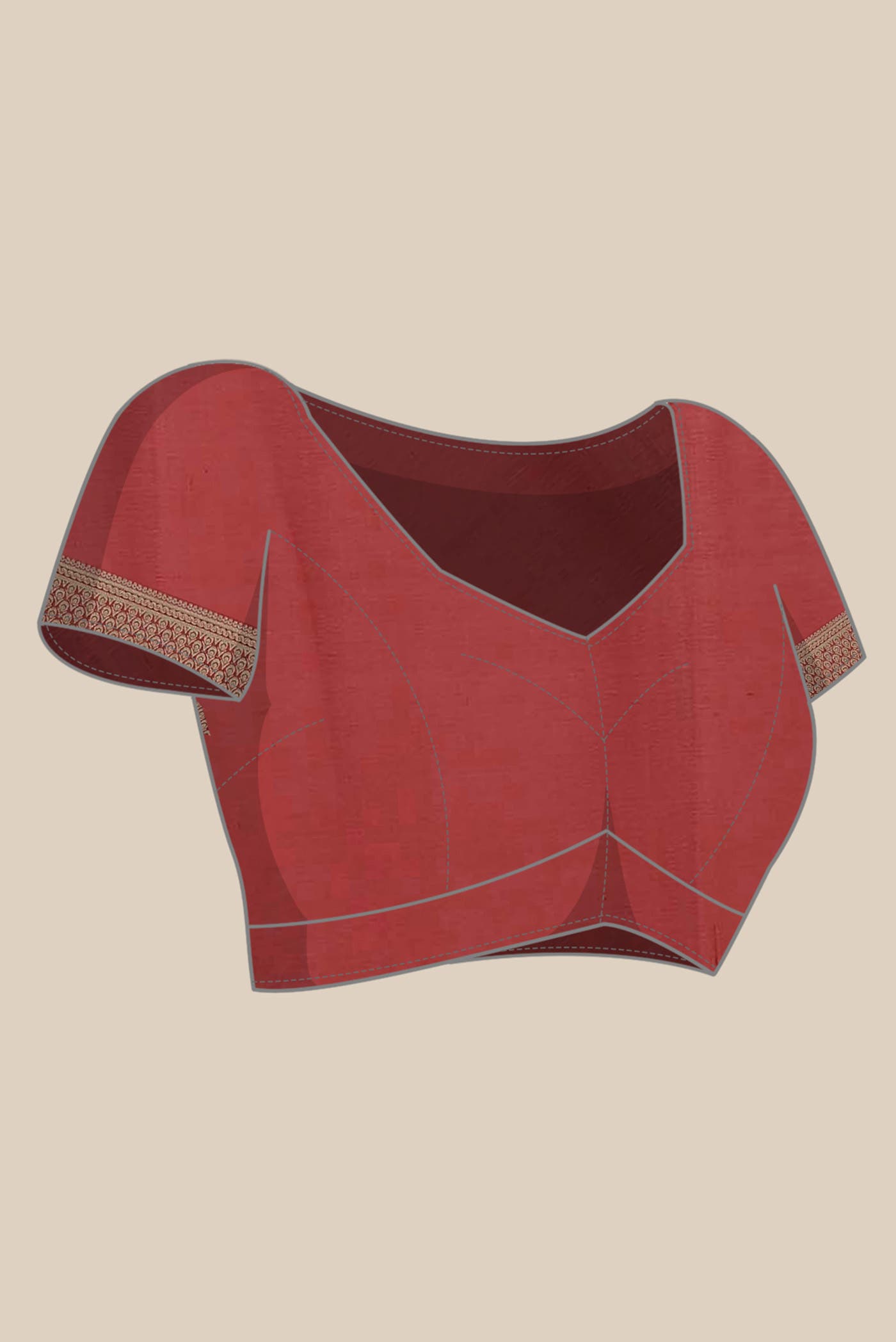 Multi Mysore Crepe Saree