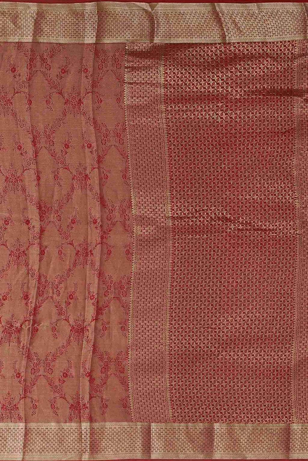 Multi Mysore Crepe Saree
