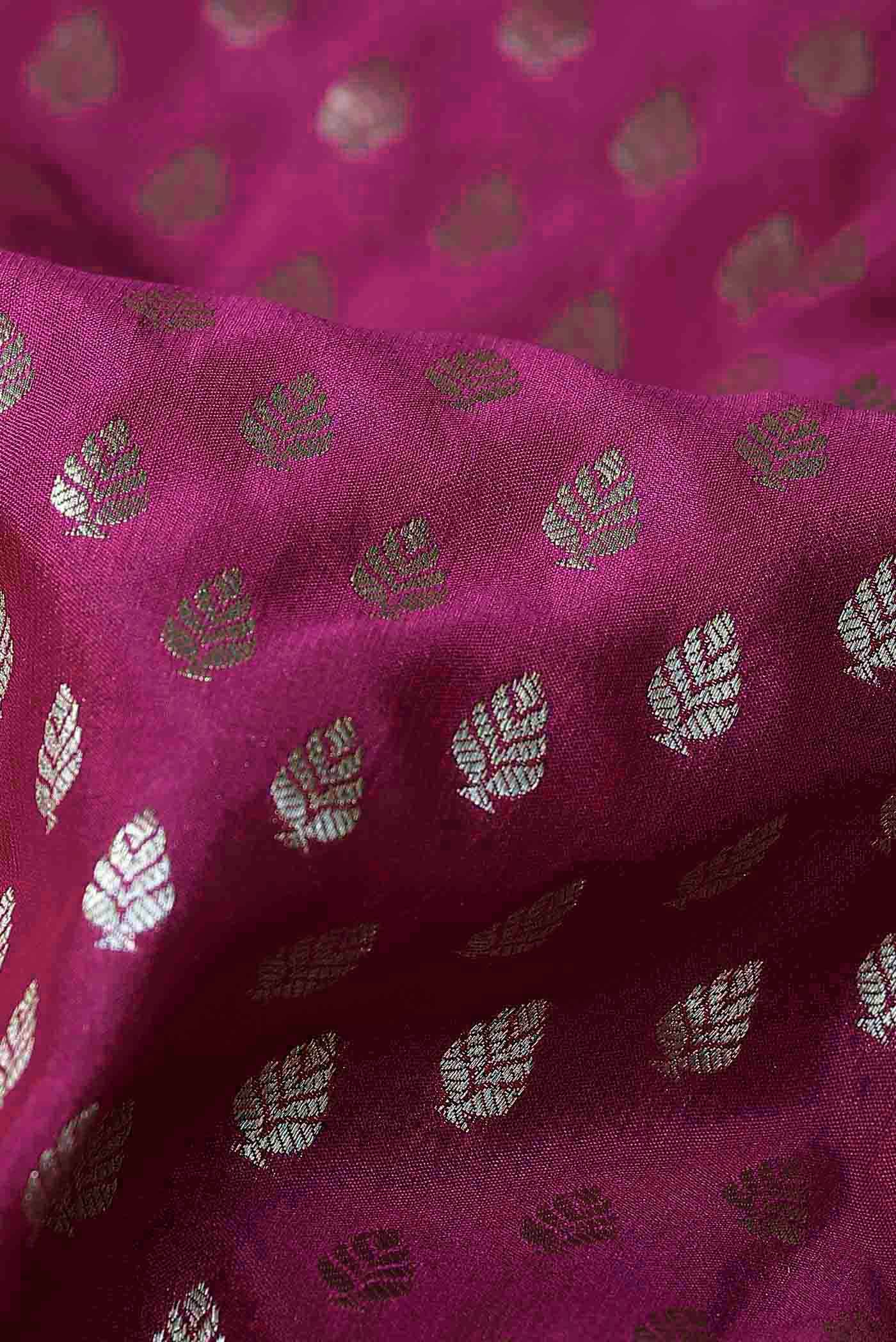 Pink Mysore Crepe Saree