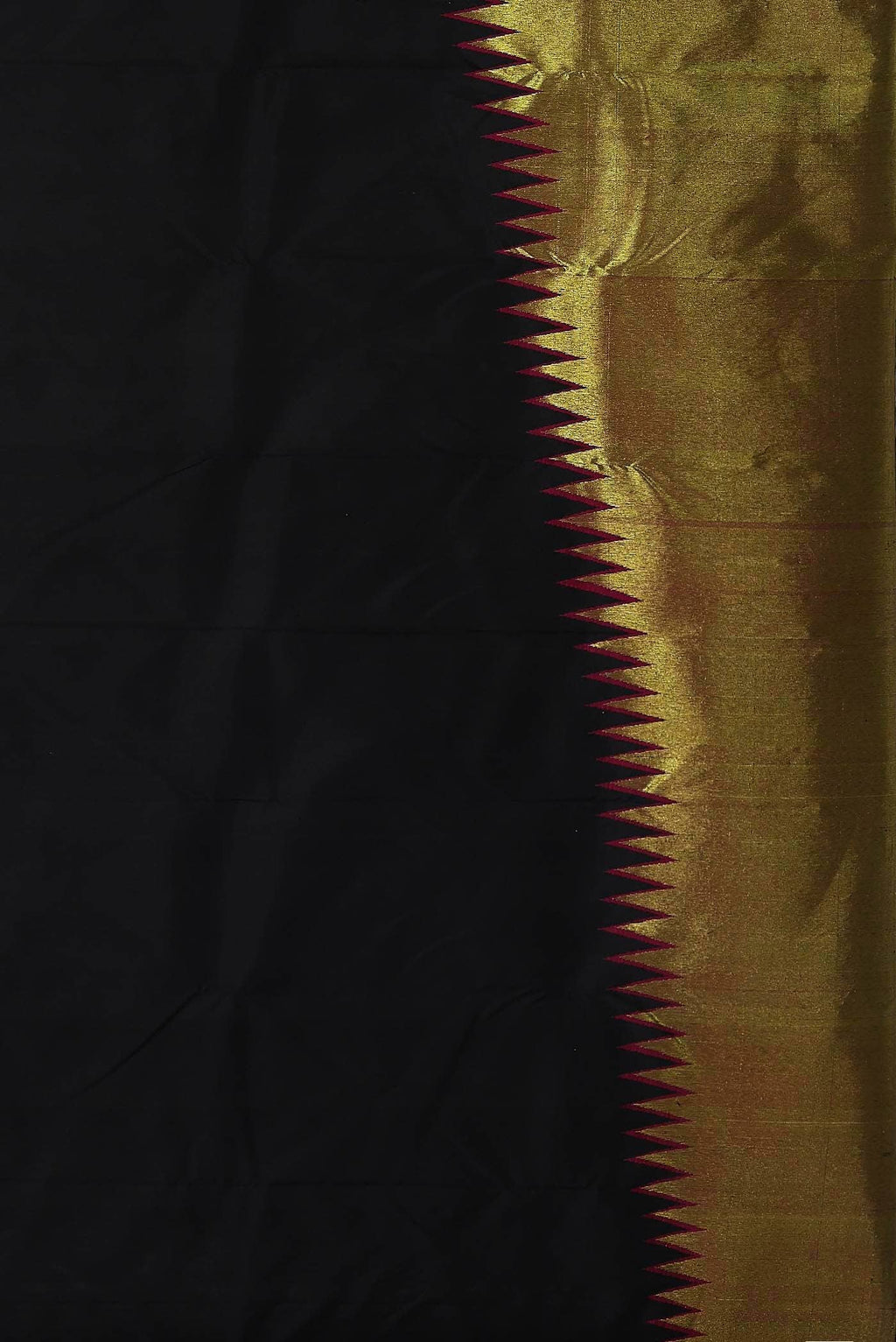 Black Kanchipuram Silk Saree