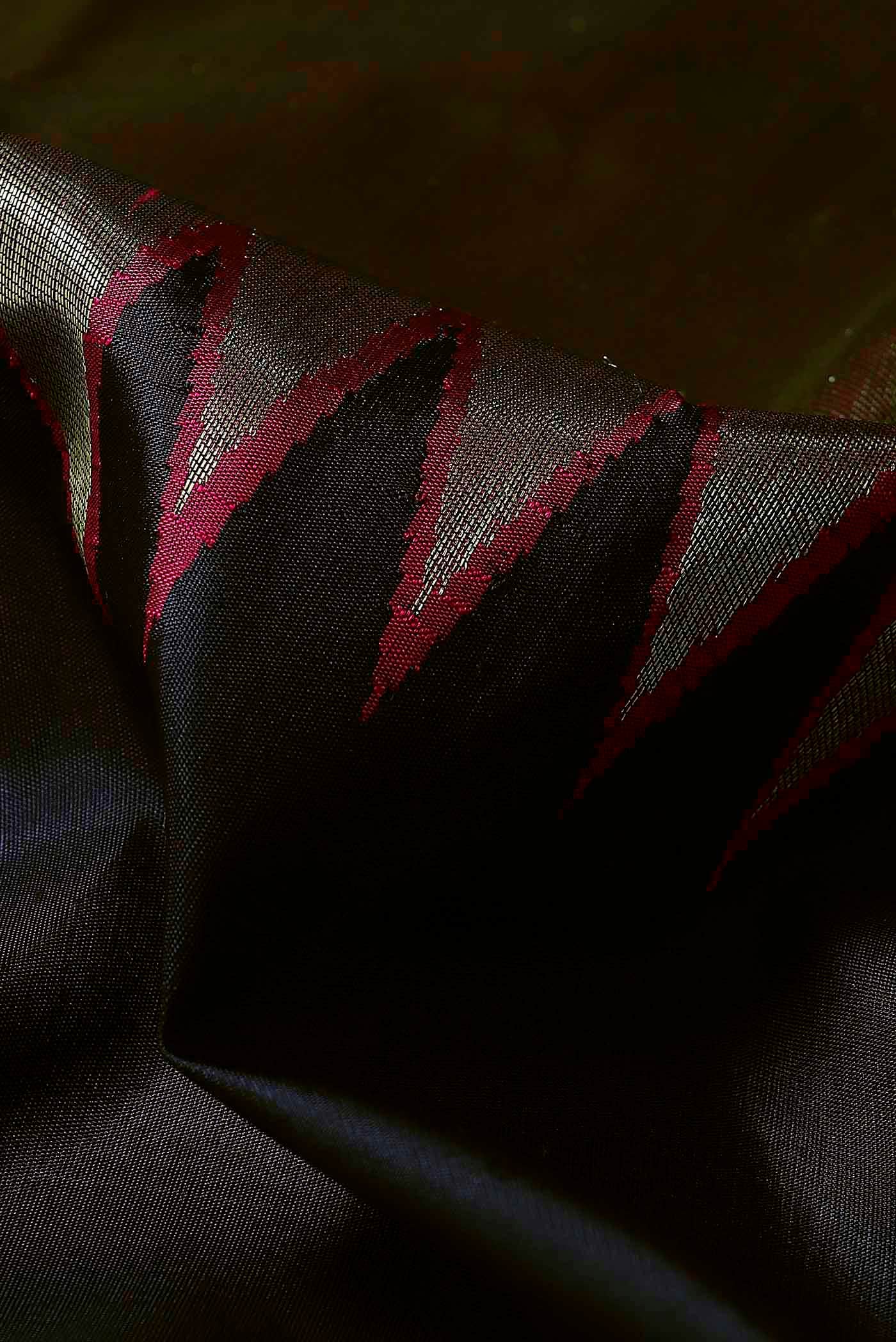 Black Kanchipuram Silk Saree
