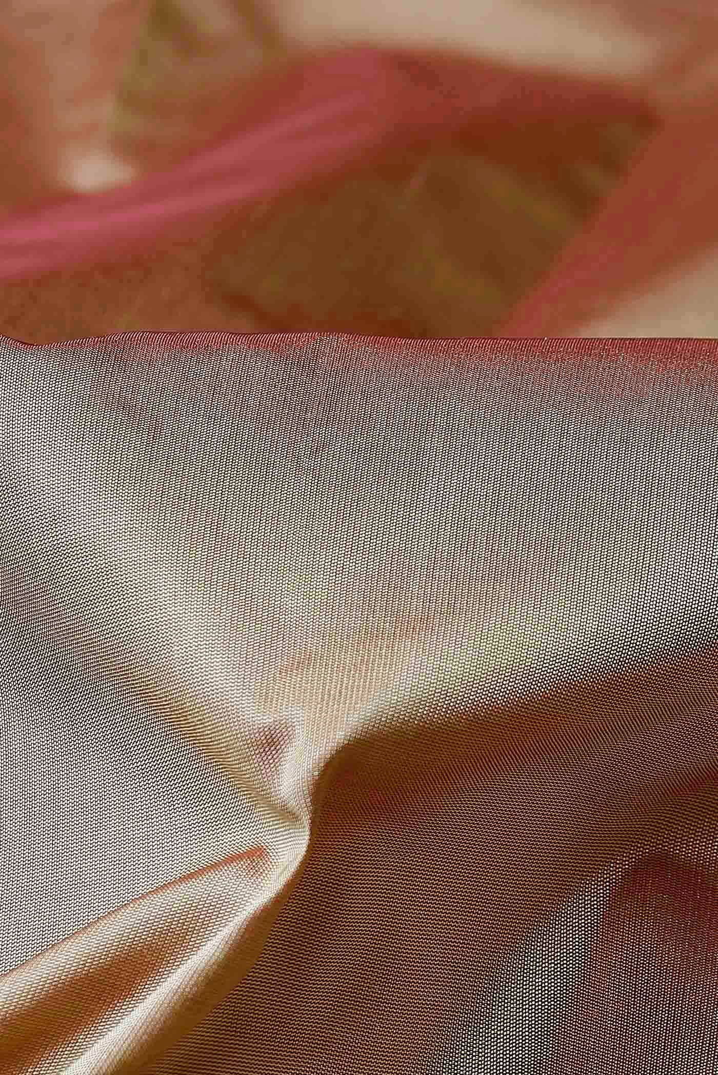 Beige Bangalore Silk Saree