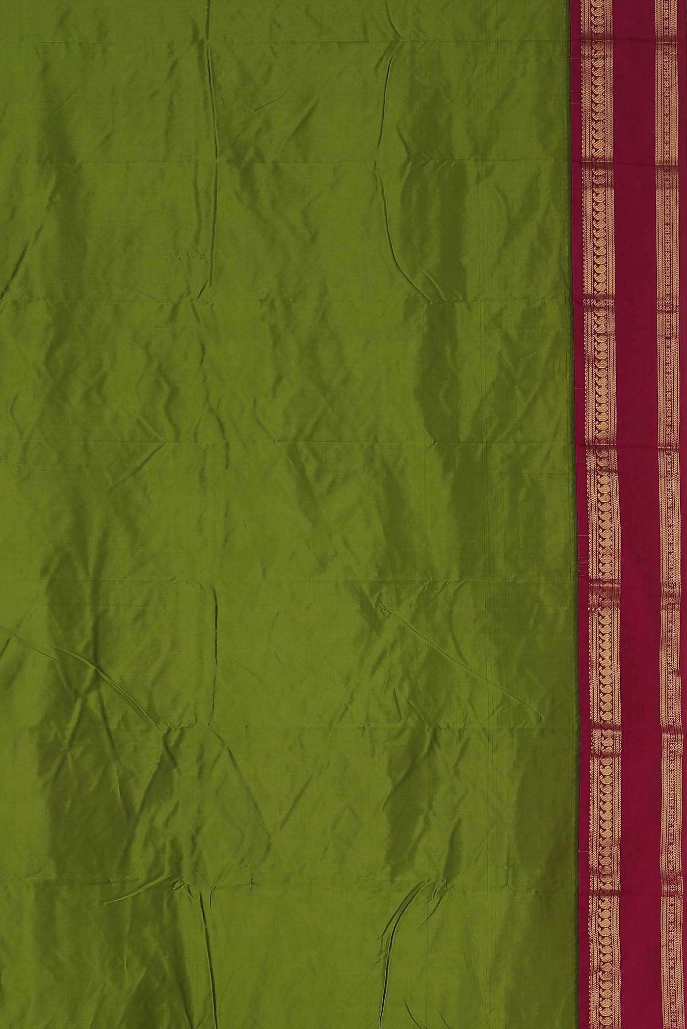 Green Blended Bangalore Silk Saree