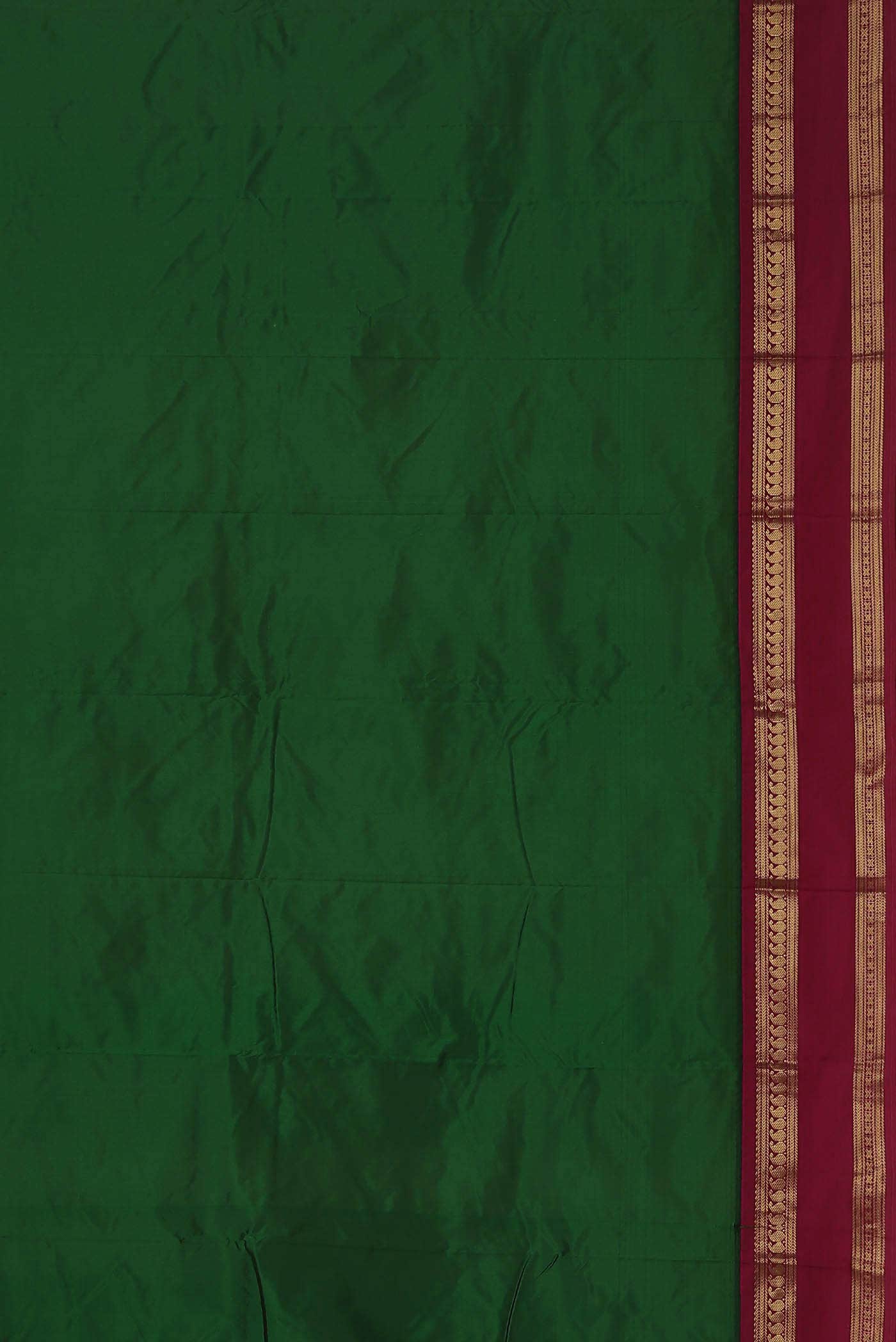Green Blended Bangalore Silk Saree