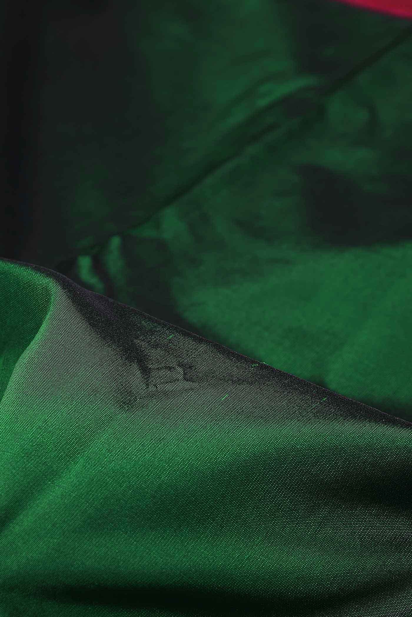 Green Blended Bangalore Silk Saree