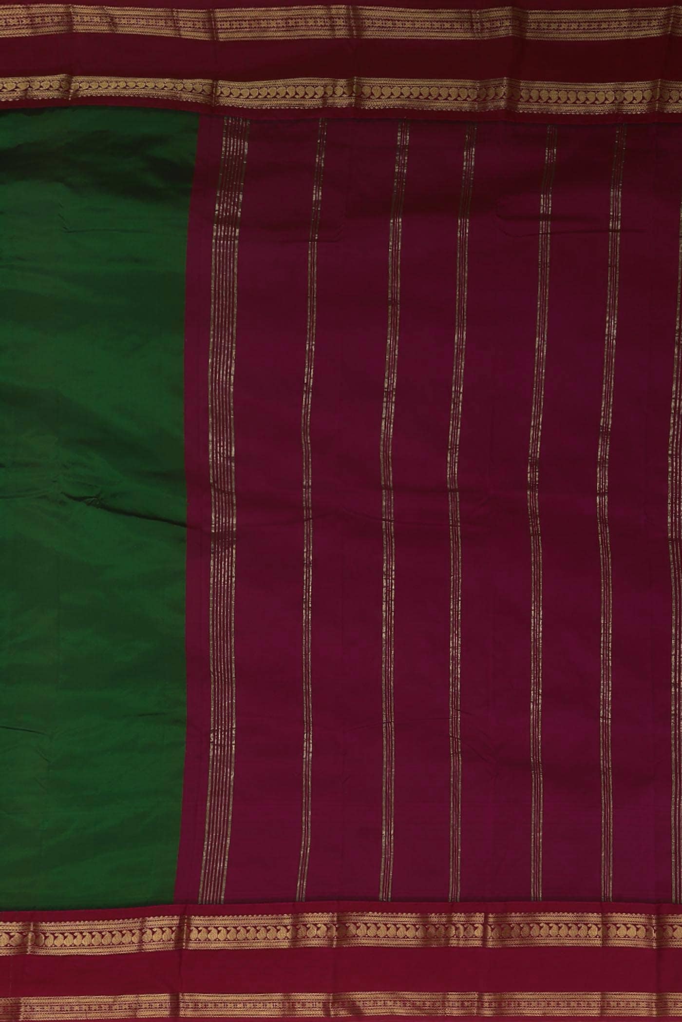 Green Blended Bangalore Silk Saree