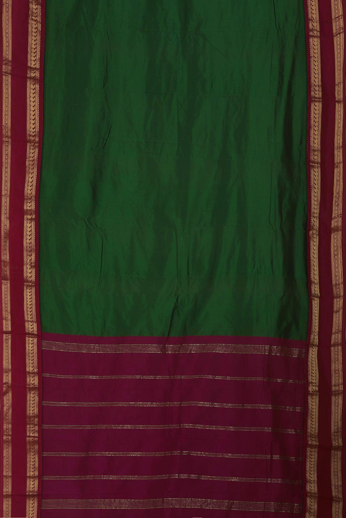 Green Blended Bangalore Silk Saree