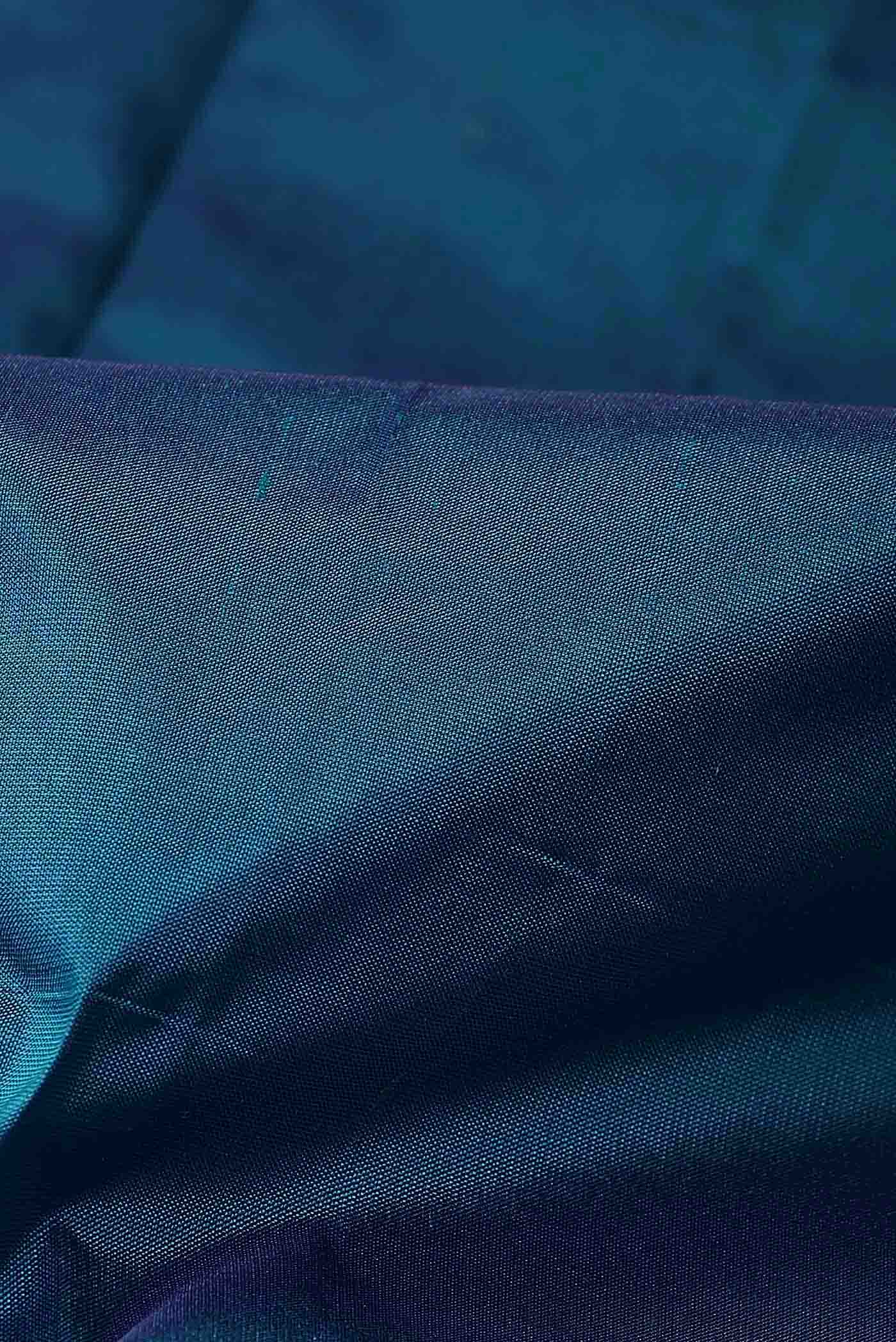 Blue Blended Bangalore Silk Saree