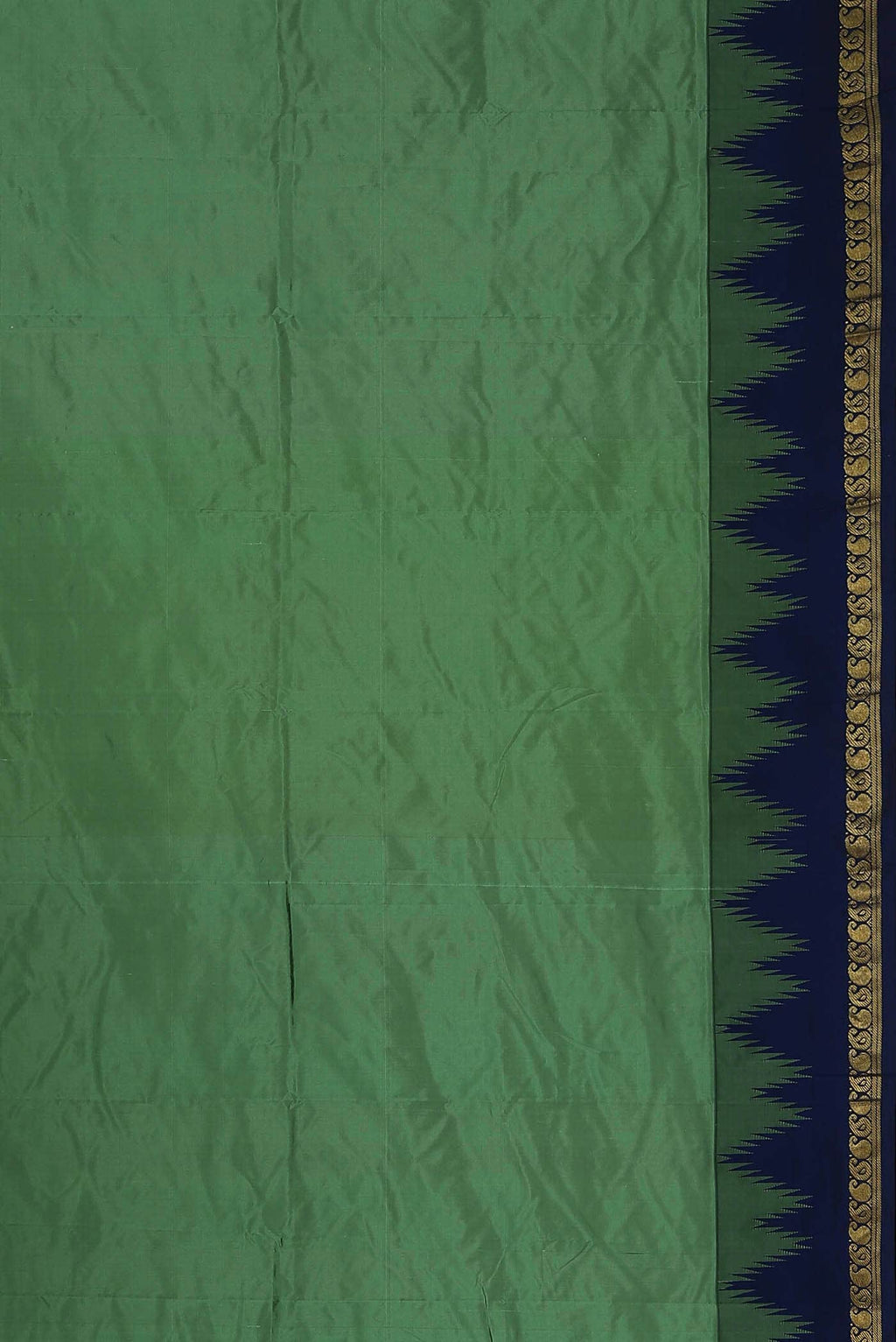Green Blended Bangalore Silk Saree