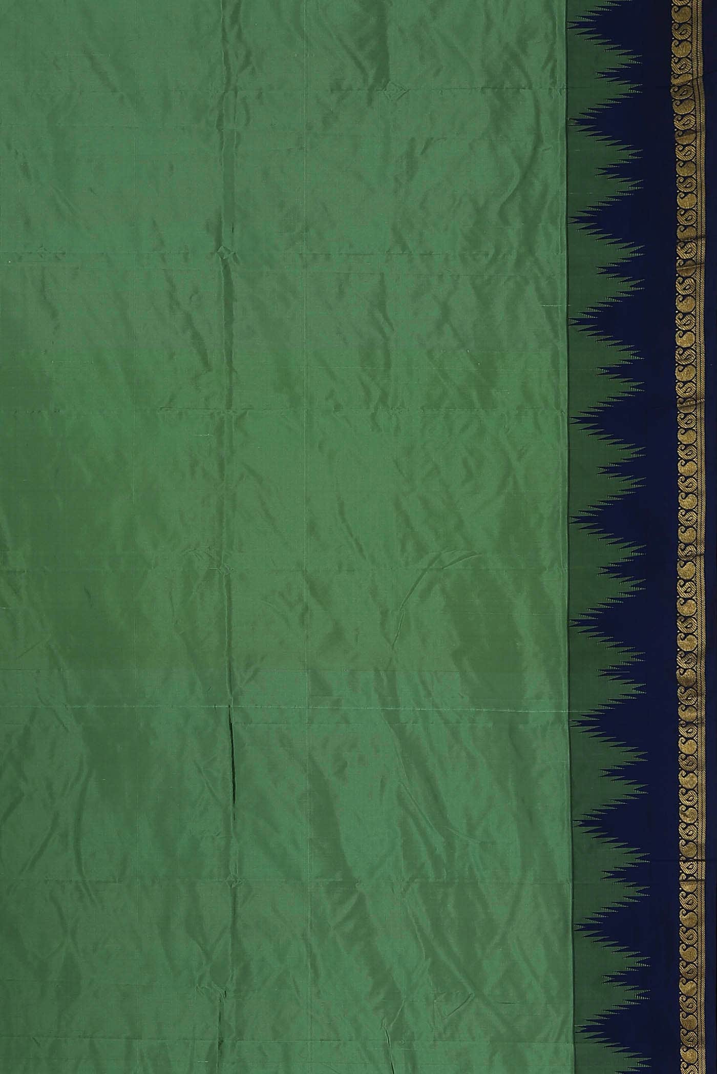 Green Blended Bangalore Silk Saree