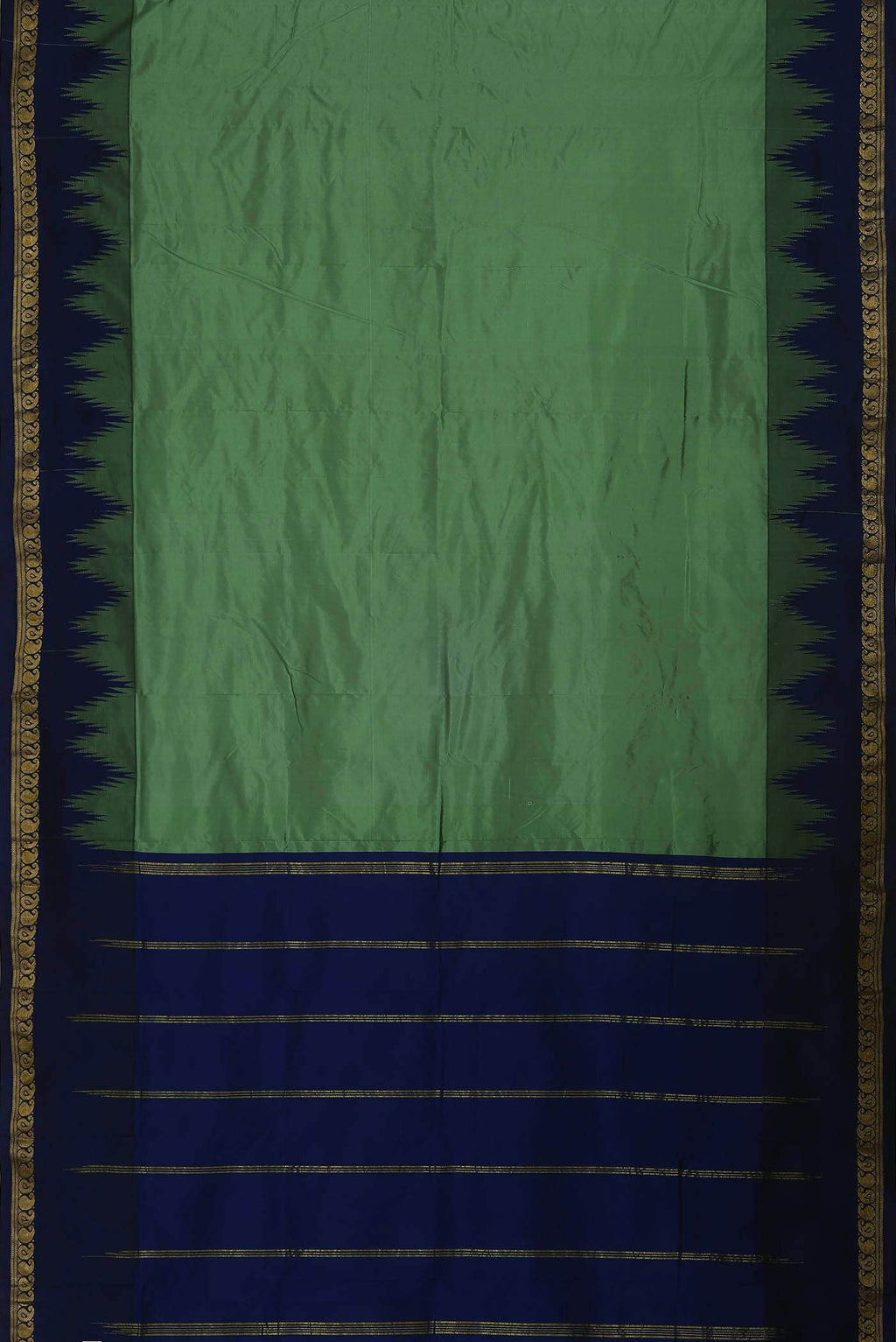 Green Blended Bangalore Silk Saree