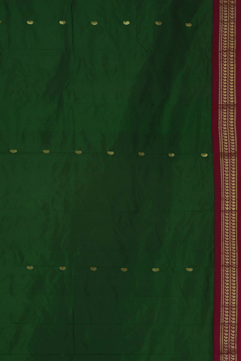 Green Blended Bangalore Silk Saree
