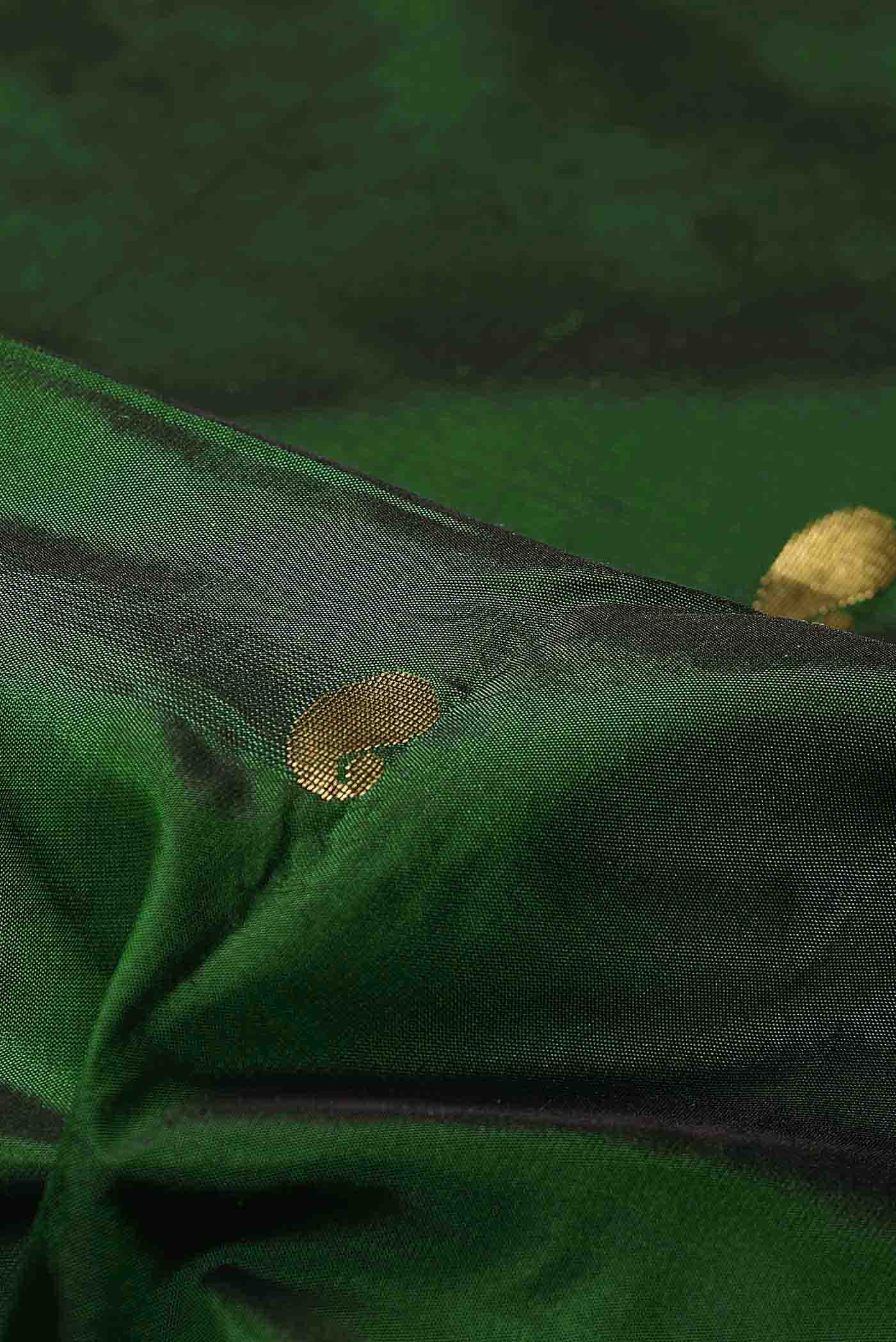 Green Blended Bangalore Silk Saree