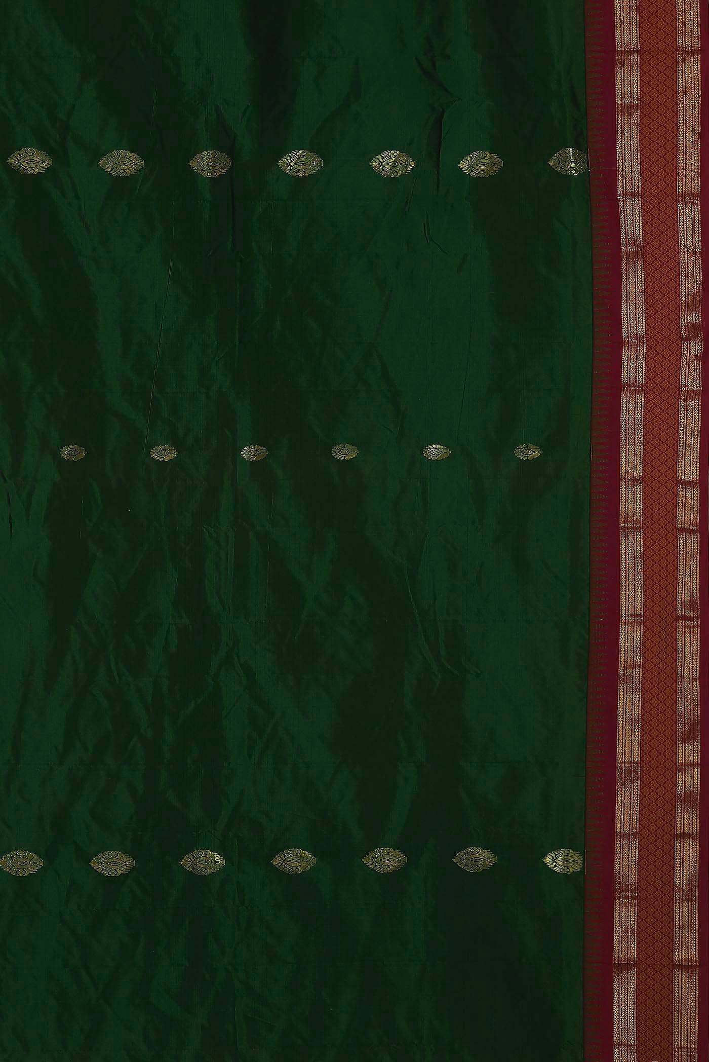 Green Bangalore Silk Saree