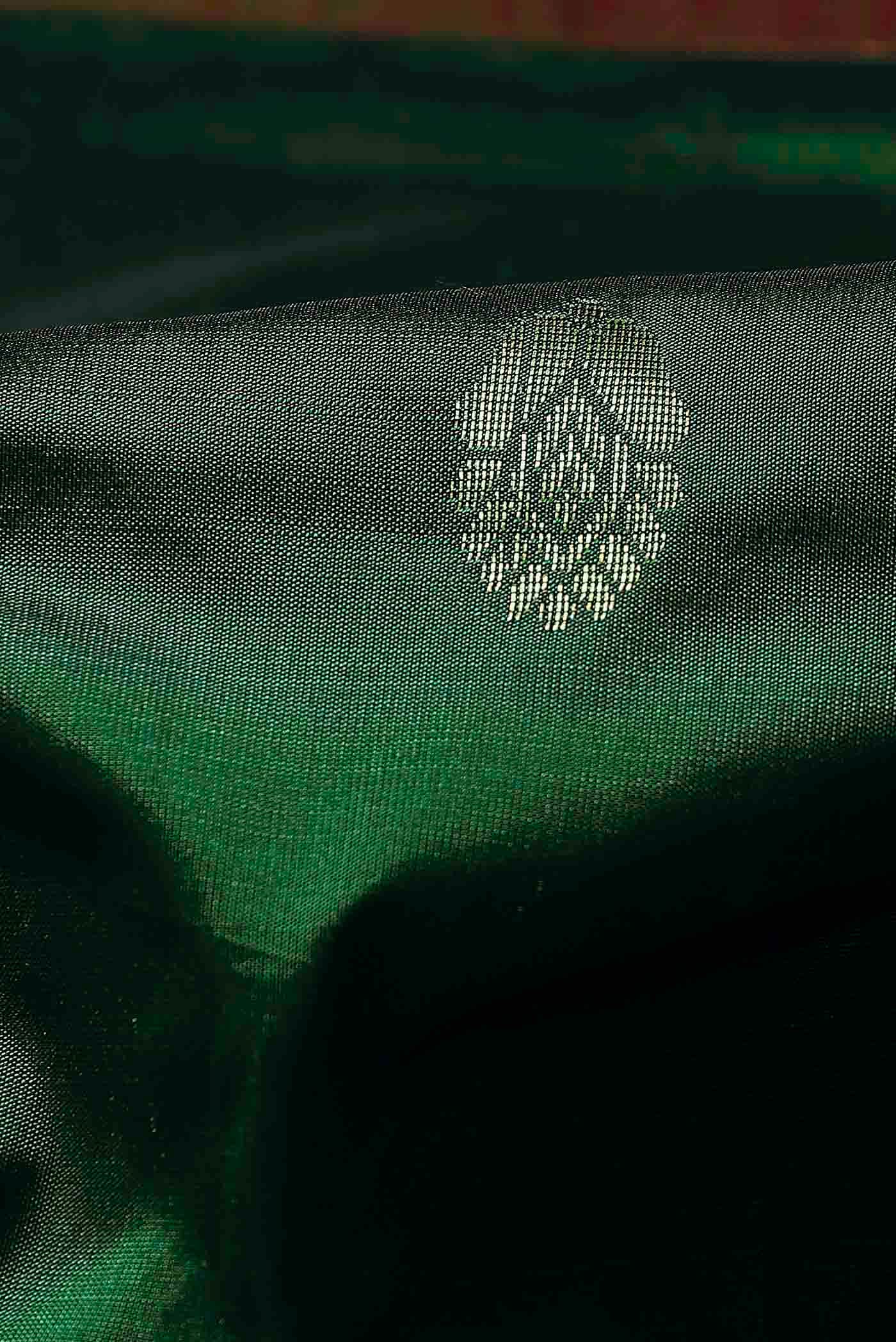 Green Bangalore Silk Saree