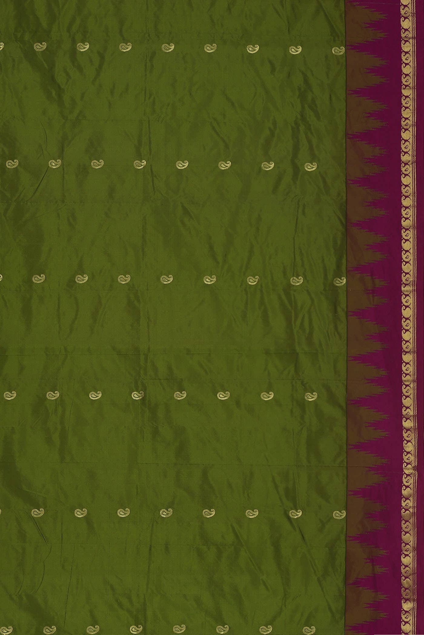 Green Blended Bangalore Silk Saree