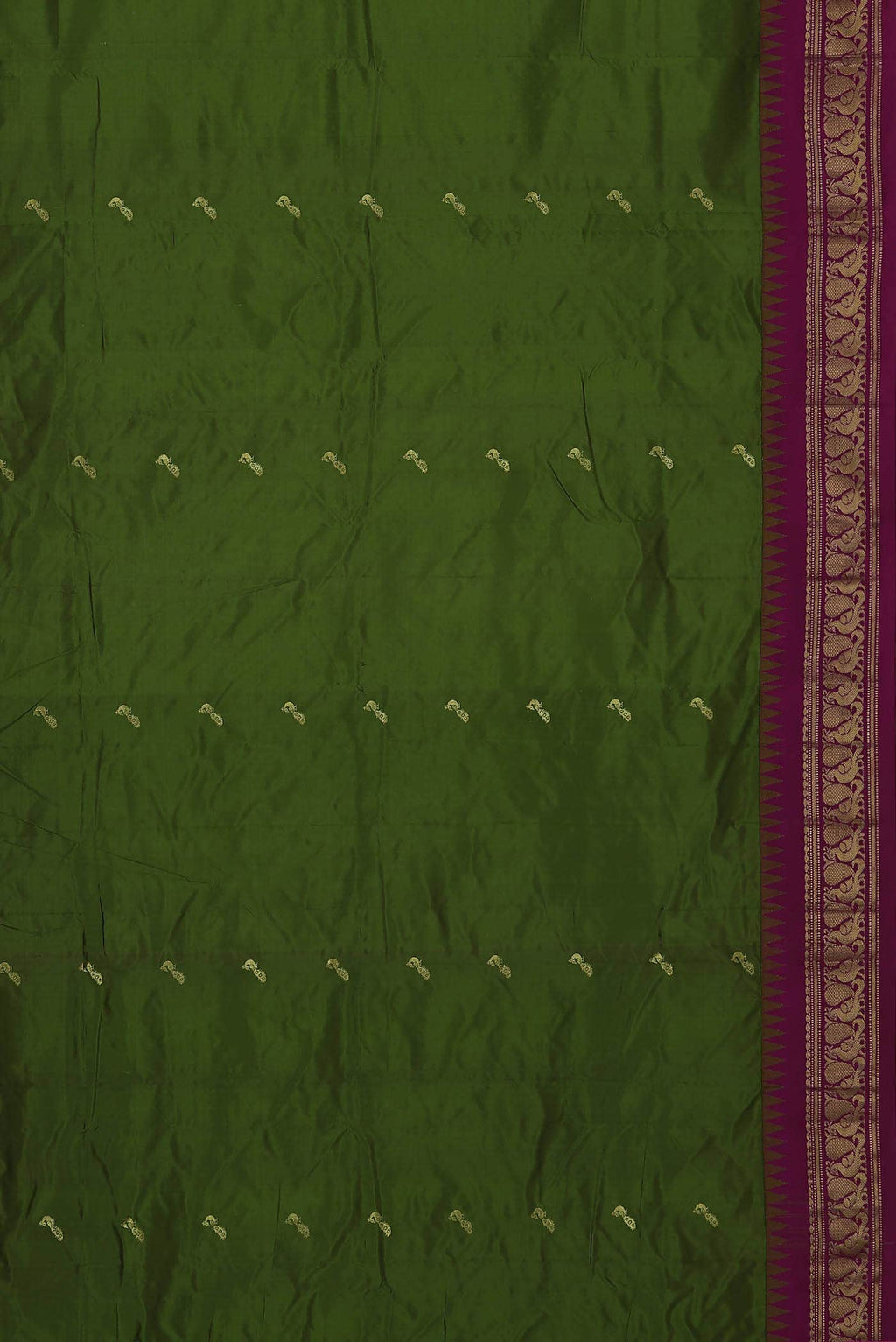 Green Blended Bangalore Silk Saree
