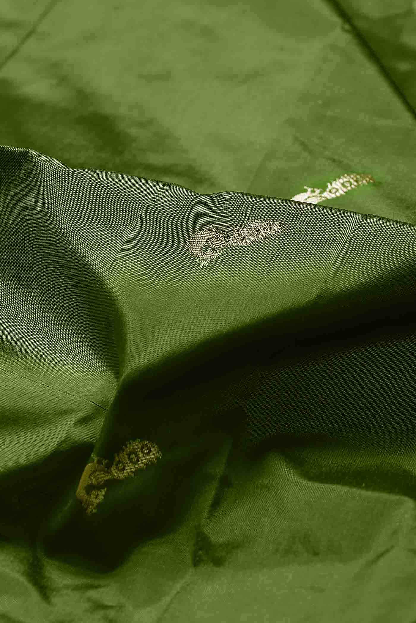 Green Blended Bangalore Silk Saree