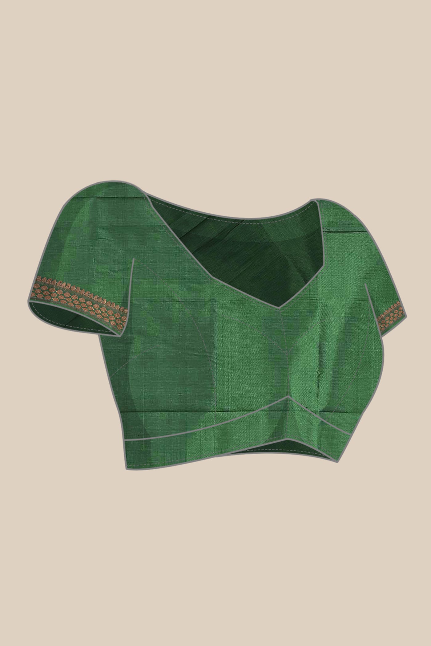 Green Assam Silk Saree