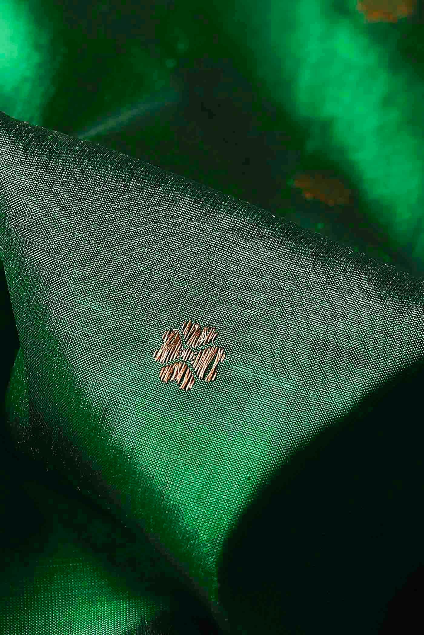 Green Assam Silk Saree